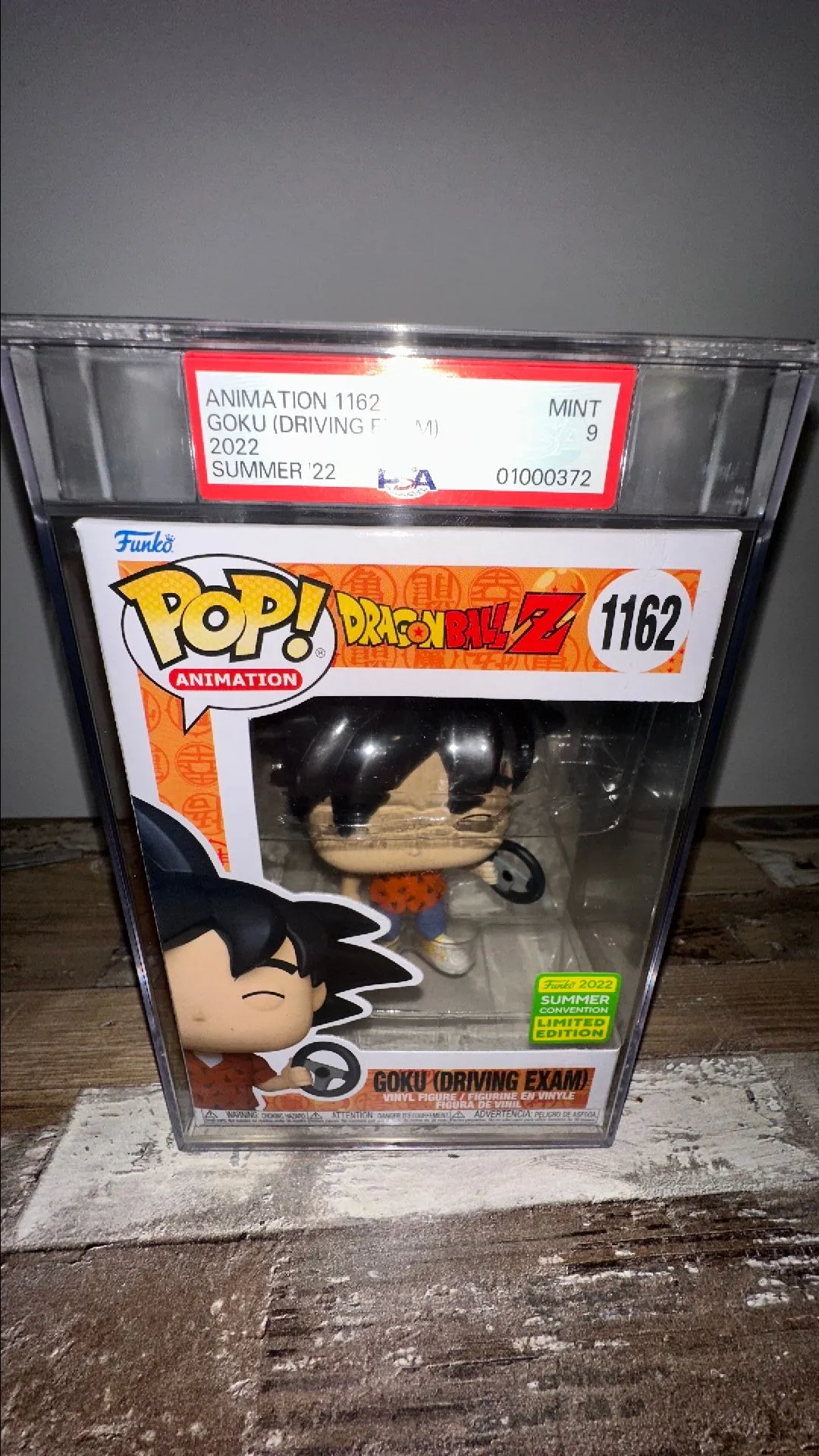 Product image for Goku Driving Exam PSA Mint 9