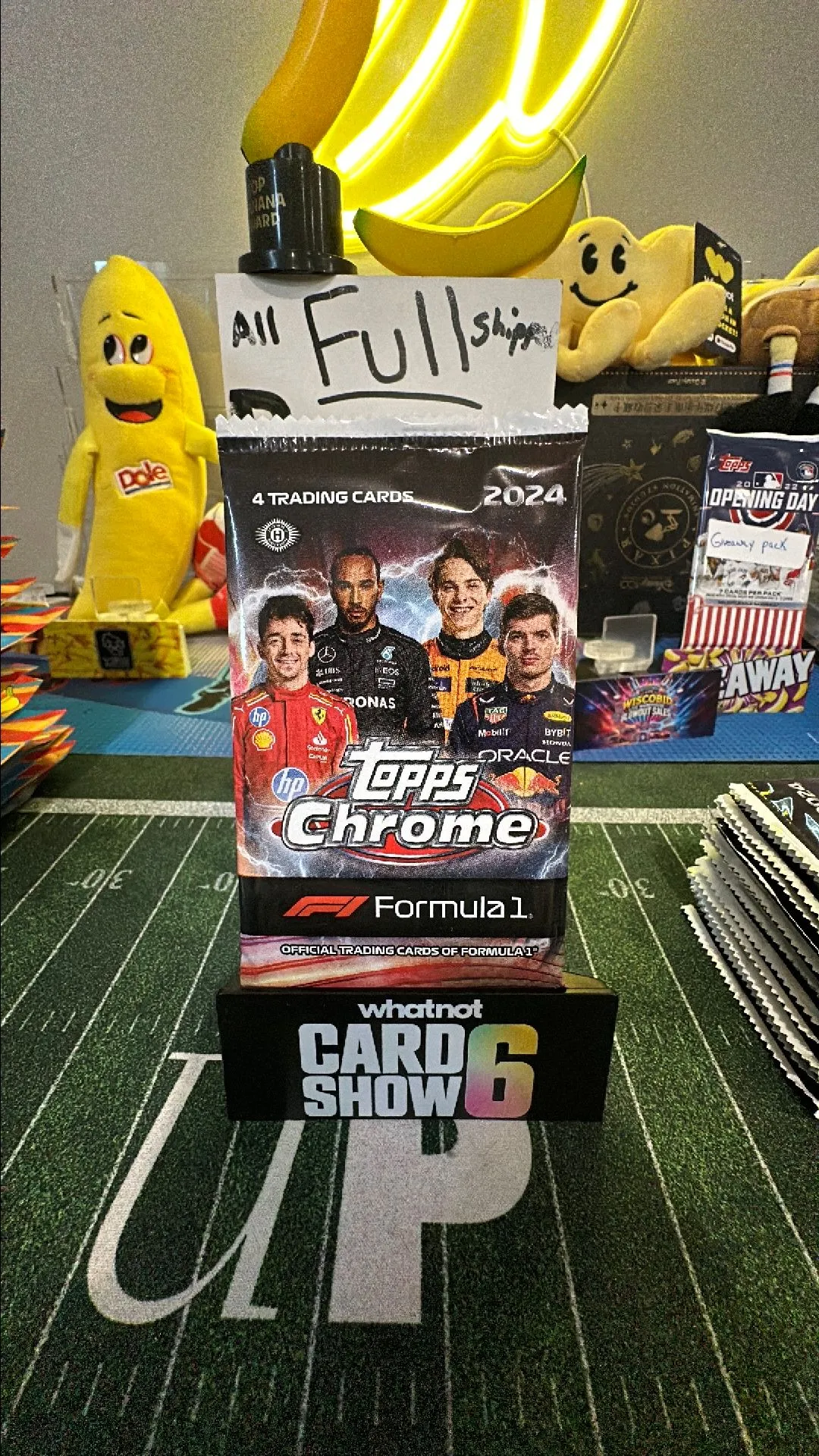 Product image for 2024 Topps Chrome F1 Racing Hobby Pack 4 Cards Sealed