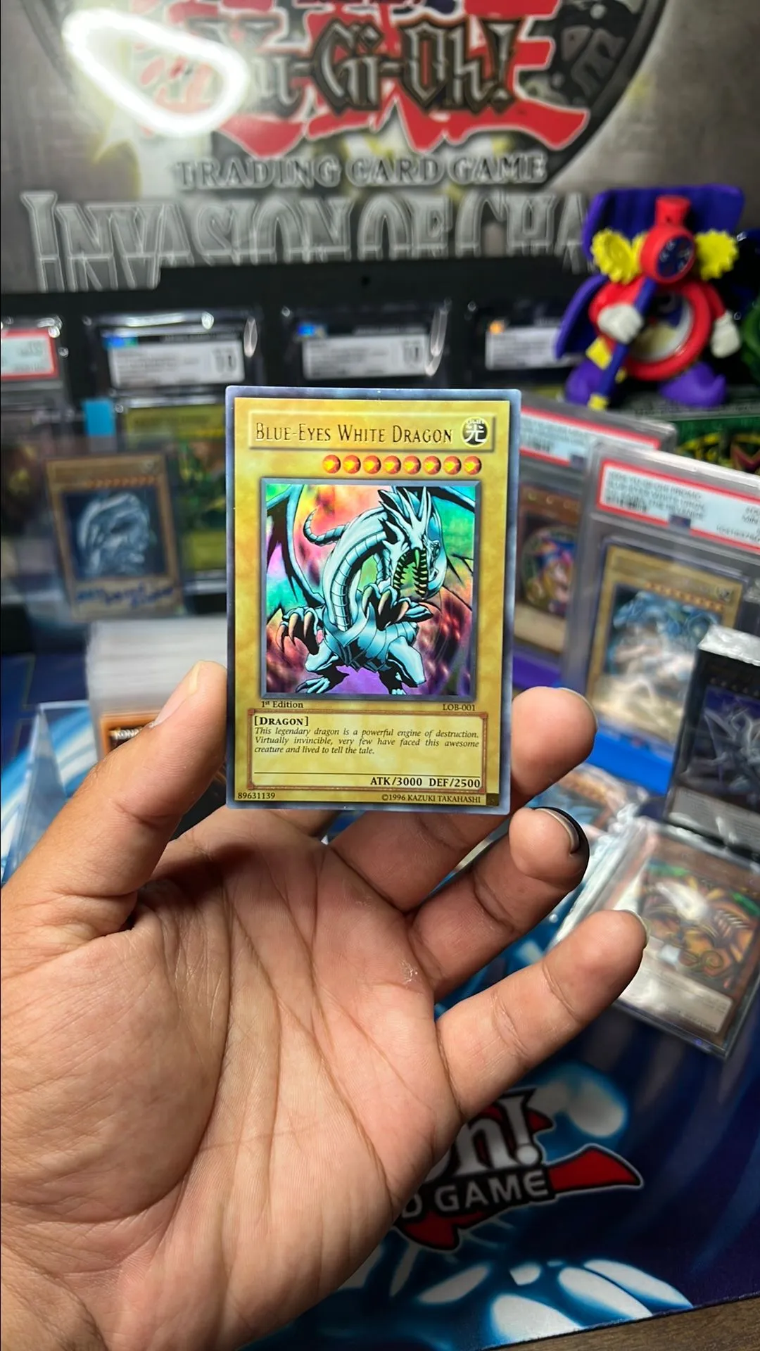 Product image for Blue eyes white dragon LOB AE 1ST EDITION