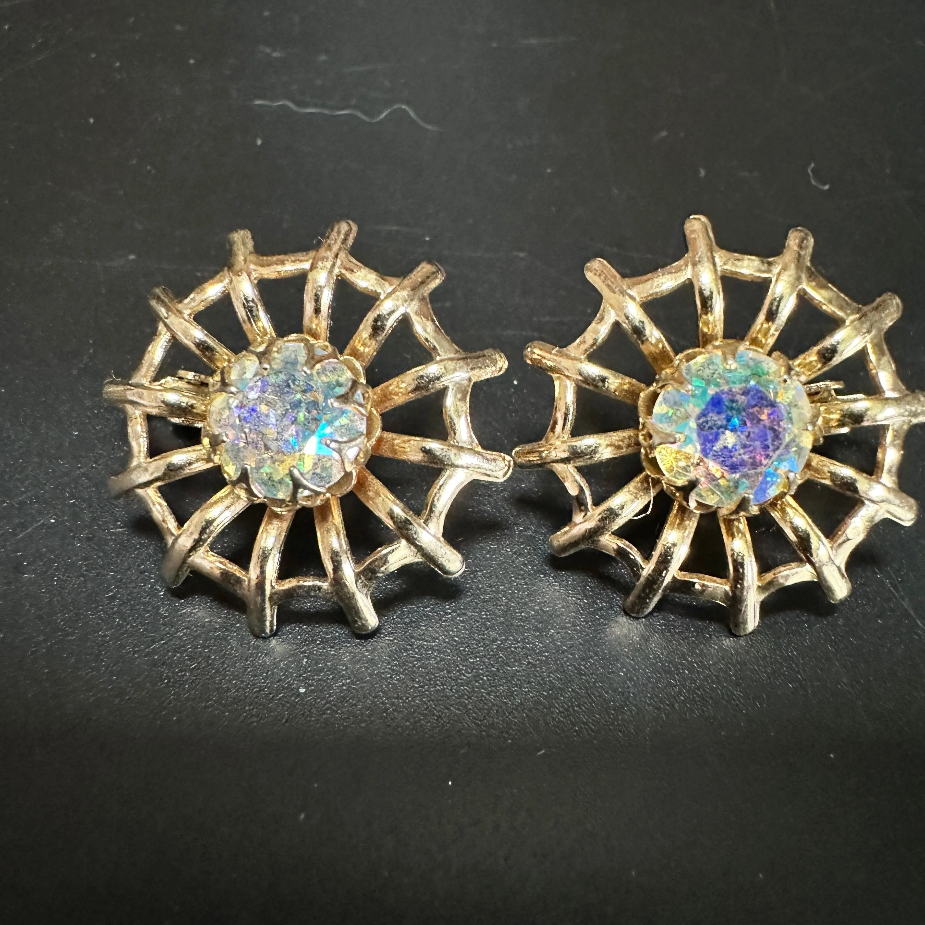 Product image for Wheel AB Clipon Earrings