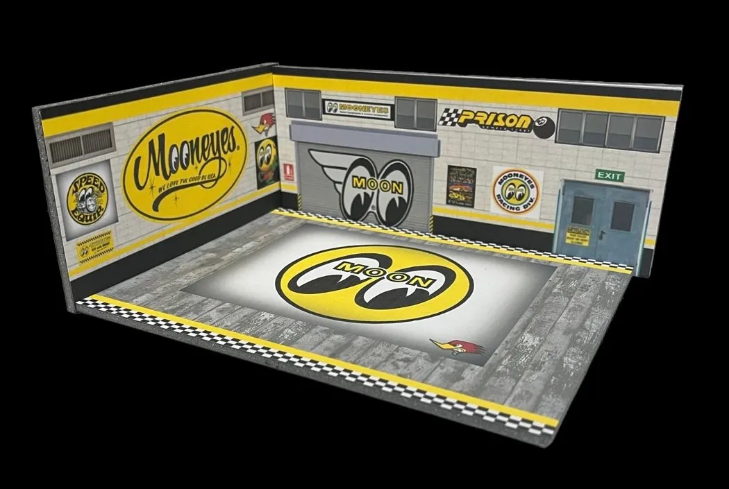 Product image for OUT OF STOCK….1/64 Mooneyes 3 piece Diorama