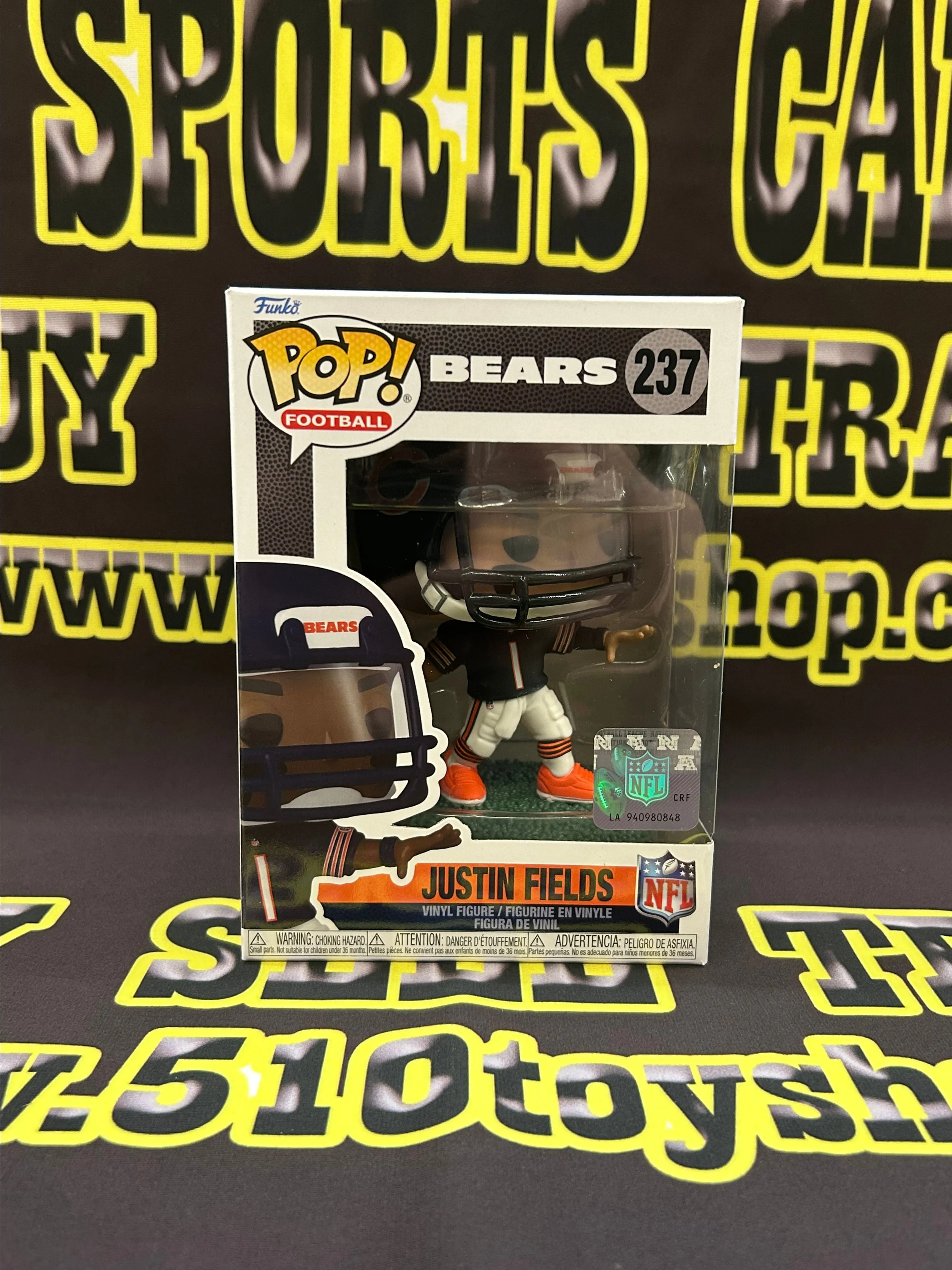 Product image for Justin Fields funko pop