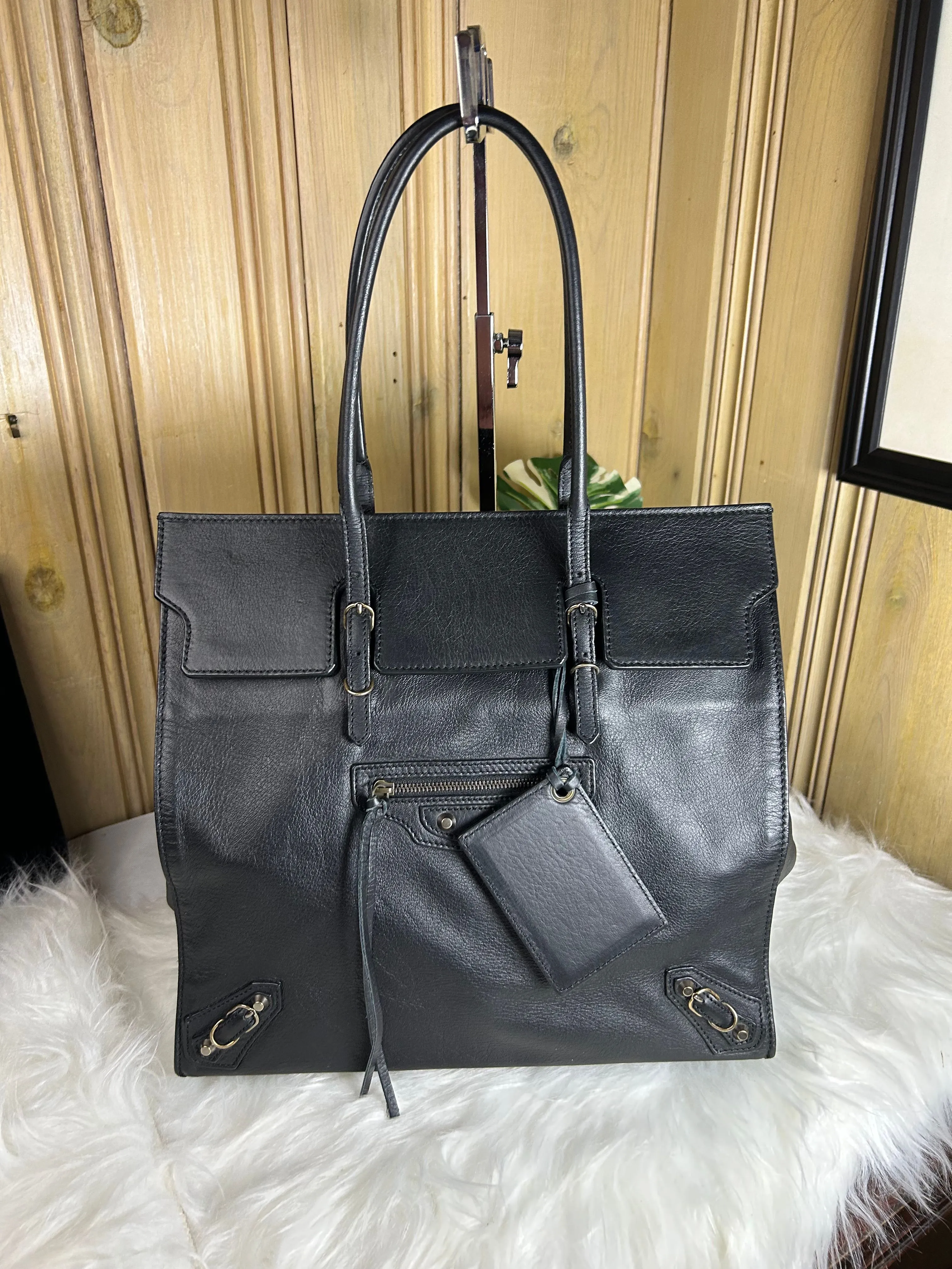 Product image for Balenciaga foldover papier bag