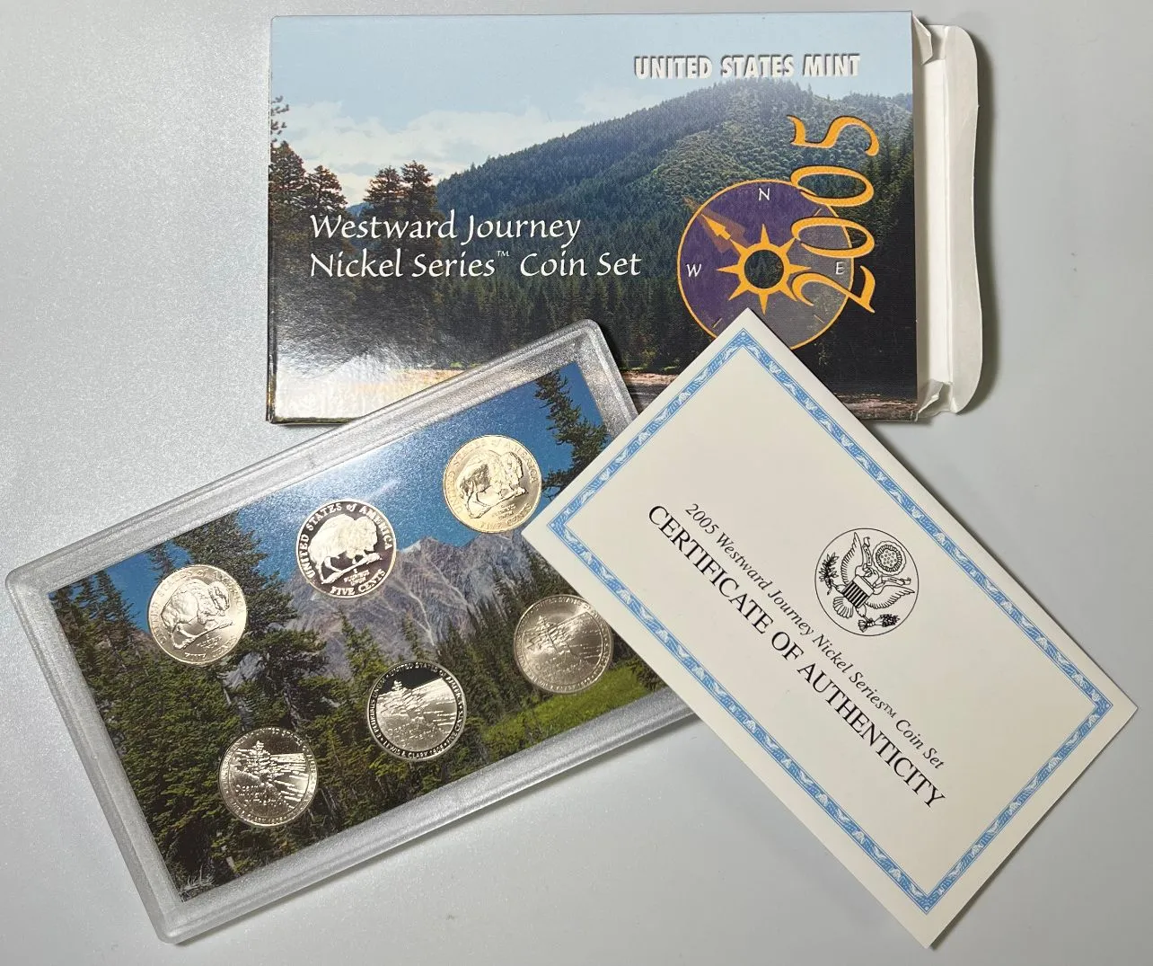 Product image for 2005 Westward Journey Nickel Series Coin Set US Mint