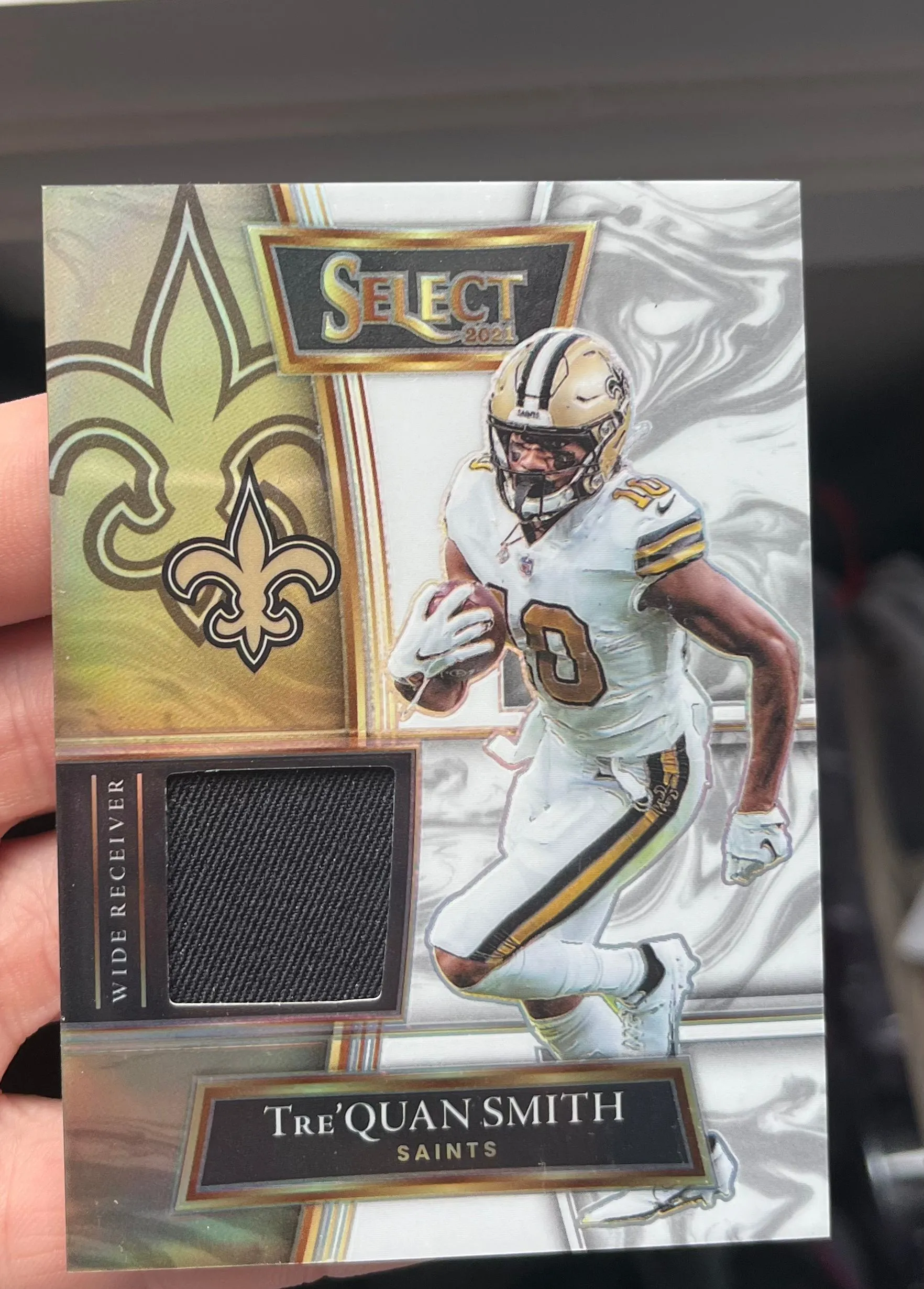 Product image for Trequan Smith /75 silver game worn patch
