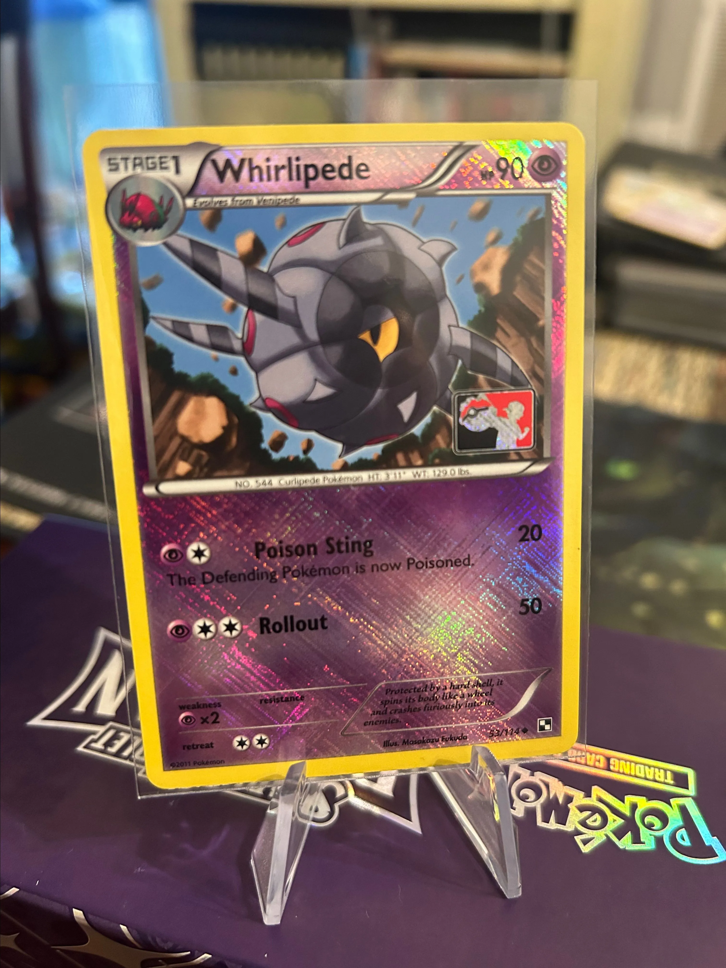 Product image for Whirlipede ✖️cross holo✖️stamped NM . I