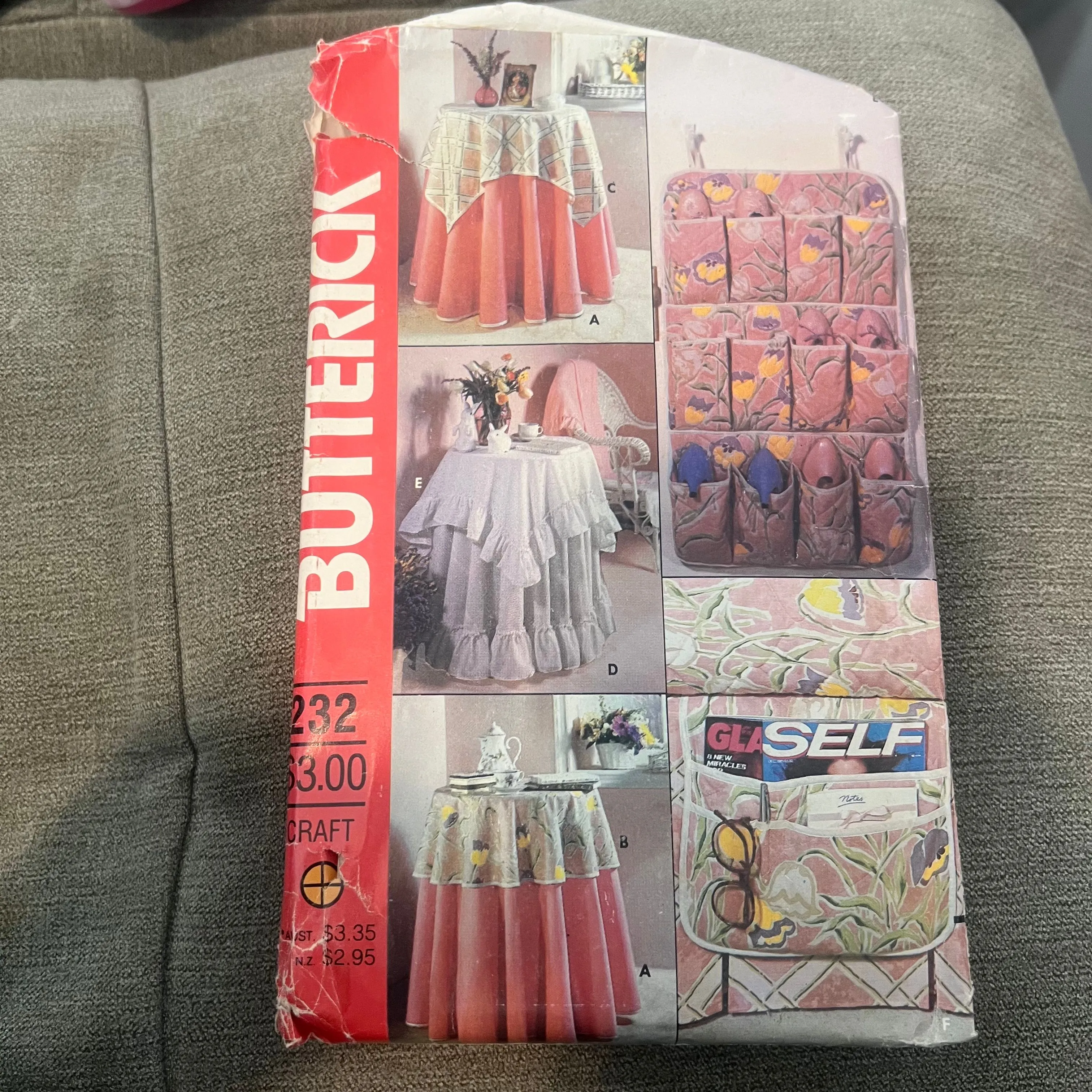 Product image for Butterick Sewing Pattern # 4371 Tablecloths and Accessories uncut