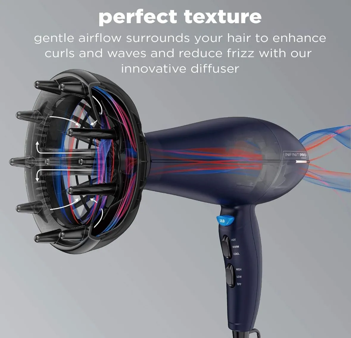 Product image for NEW WITHOUT BOX- INFINITI PRO CONAIR HAIR DRYER