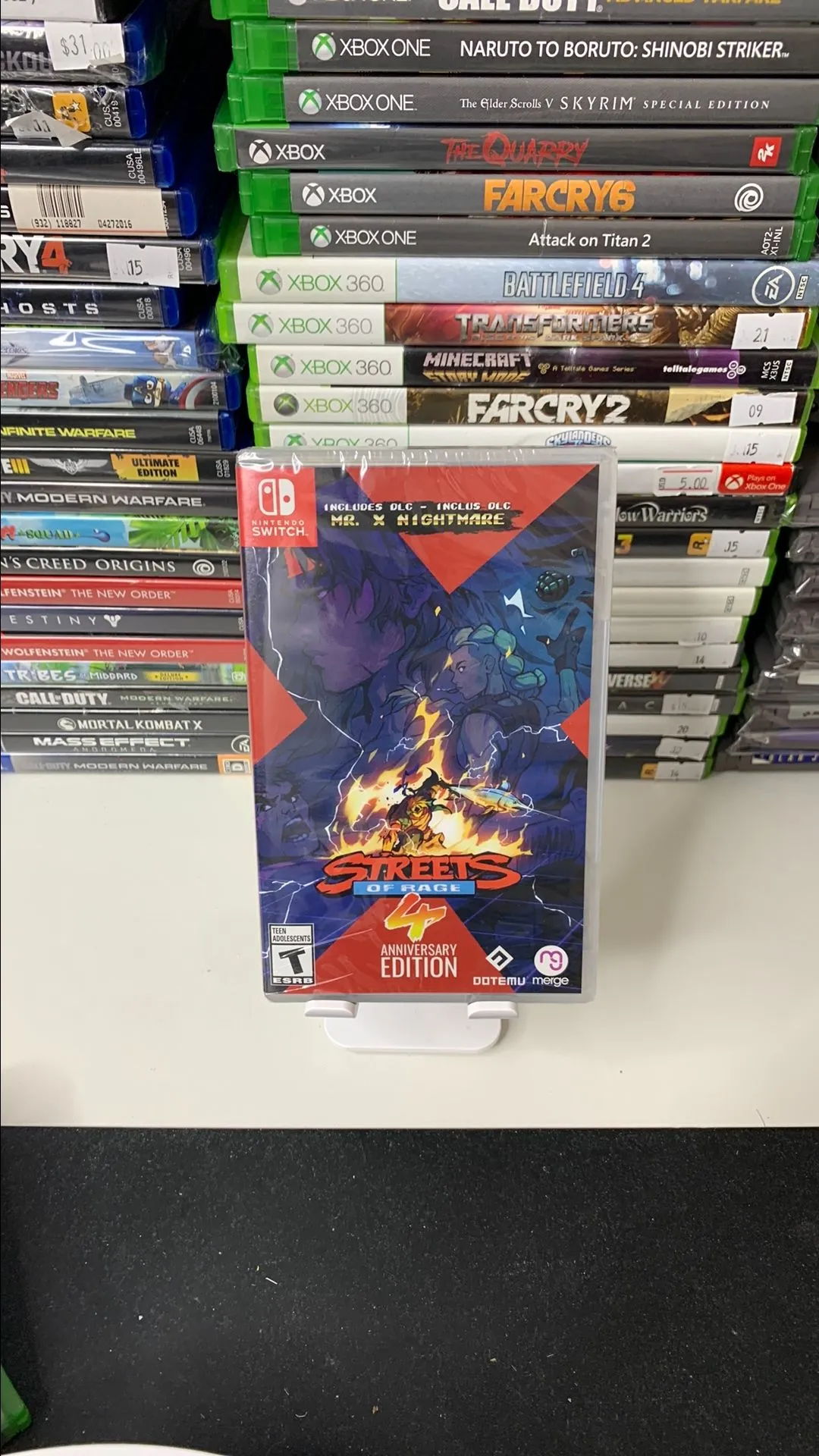 Product image for The Nintendo switch streets of rage, four anniversary edition