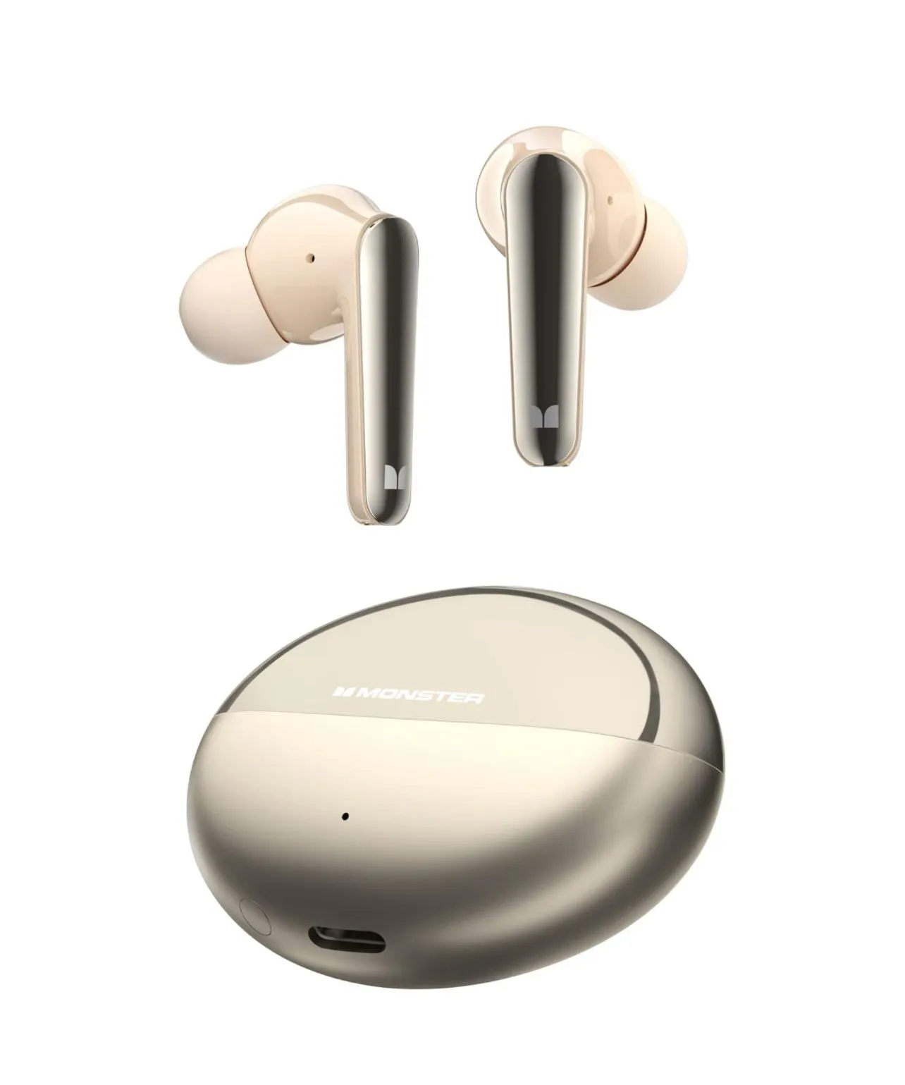 Product image for Monster N-Lite 203 AirLinks Wireless Earbuds, Bluetooth Headphones HiFi Stereo, Bluetooth Ear Buds w