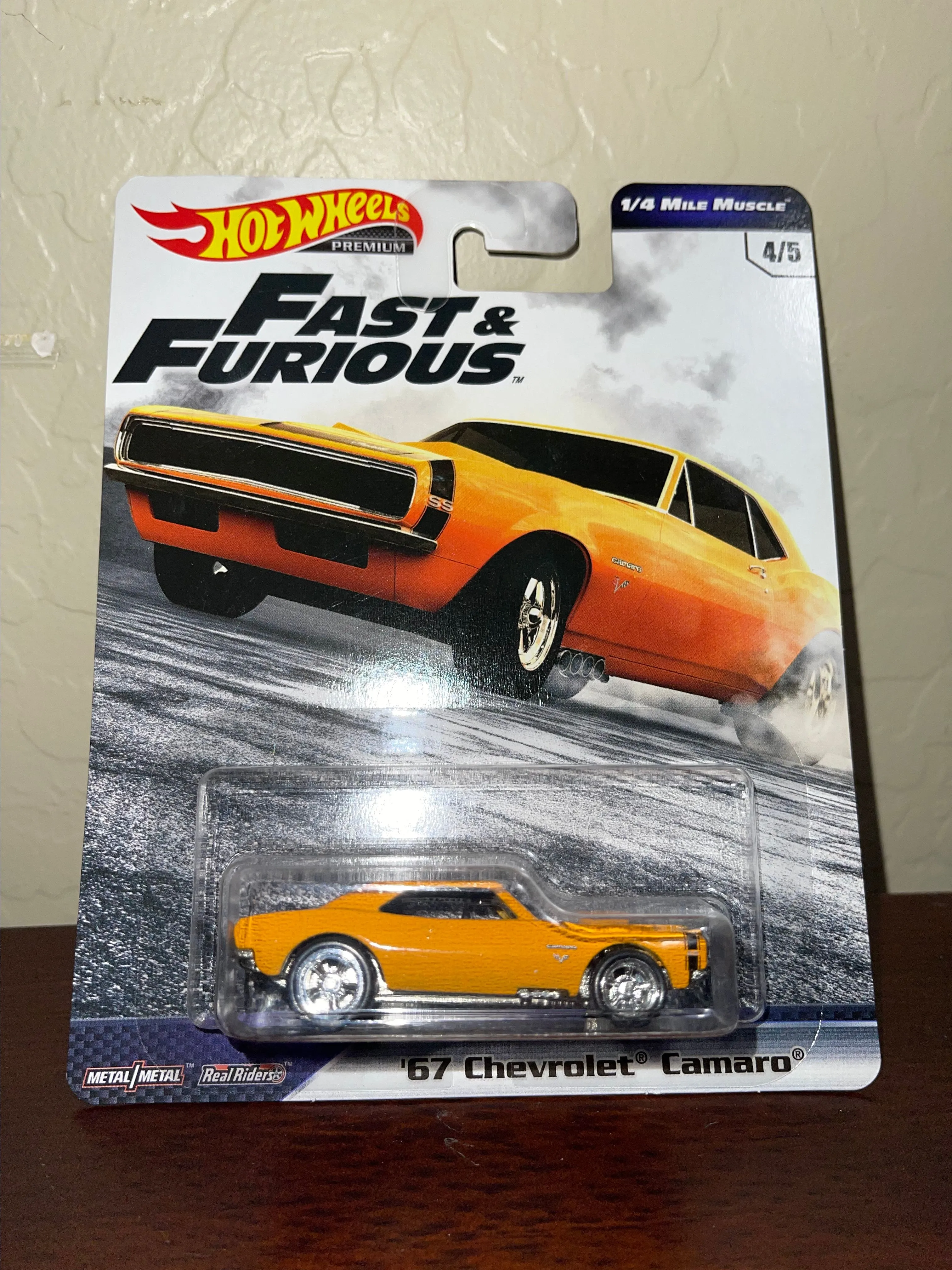Product image for HOT WHEELS PREMIUM FAST AND FURIOUS MILE MUSCLE 4 CAR LOT