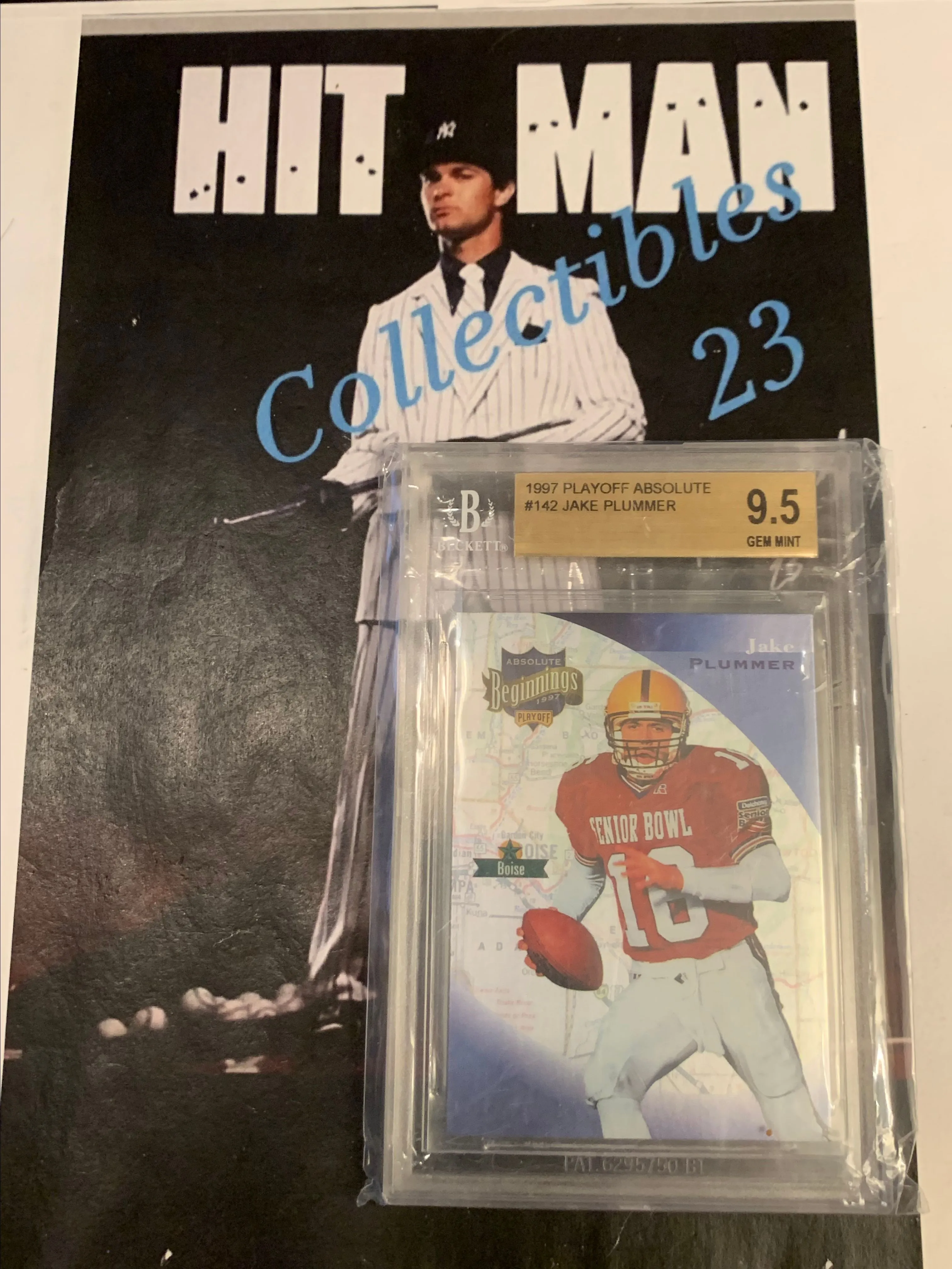 Product image for NFL - SLAB - 1997 Playoff Absolute Jake Plummer RC BGS 9.5