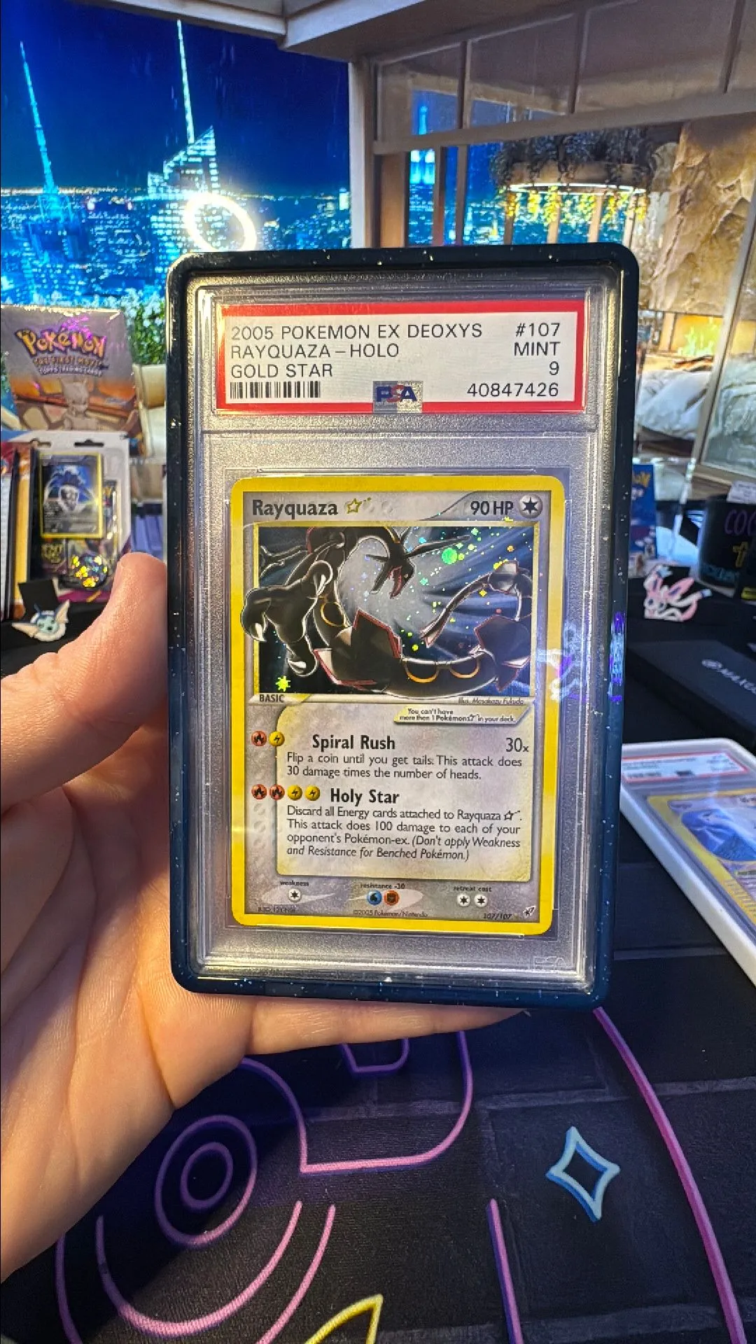 Gold Star Rayquaza PSA 9  Whatnot: Shop, Sell, Connect