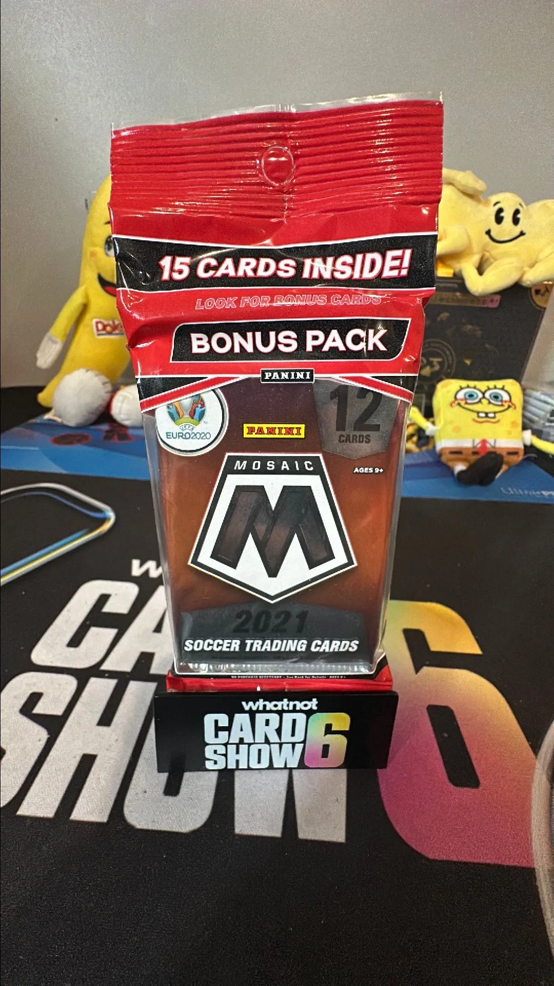 Product image for 2021 Panini 2020 Euro Edition Soccer Mosaic 12 Card Value Pack