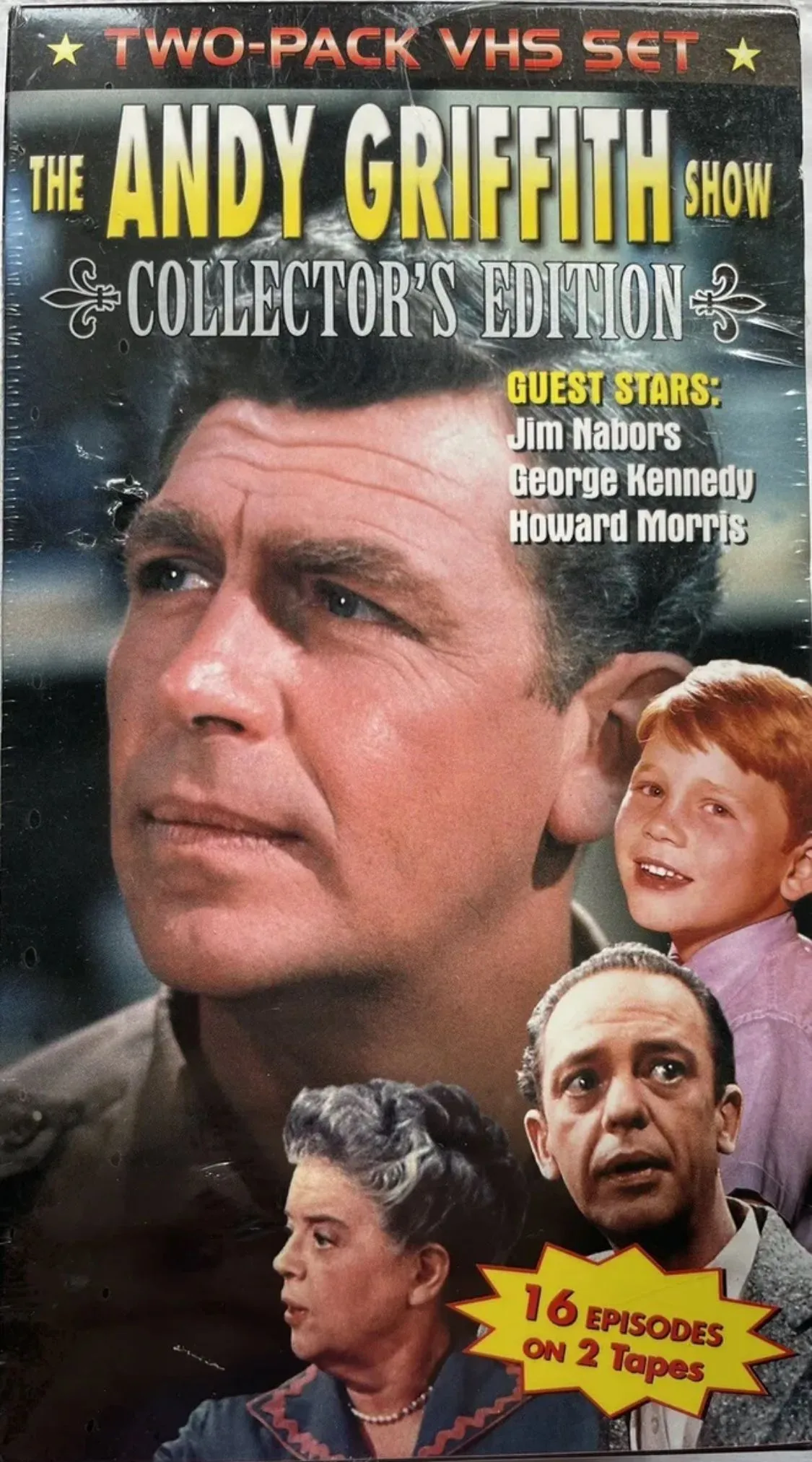 Product image for The Andy Griffith Show VHS Collector's Edition Two Pack Sealed New 16 Episodes