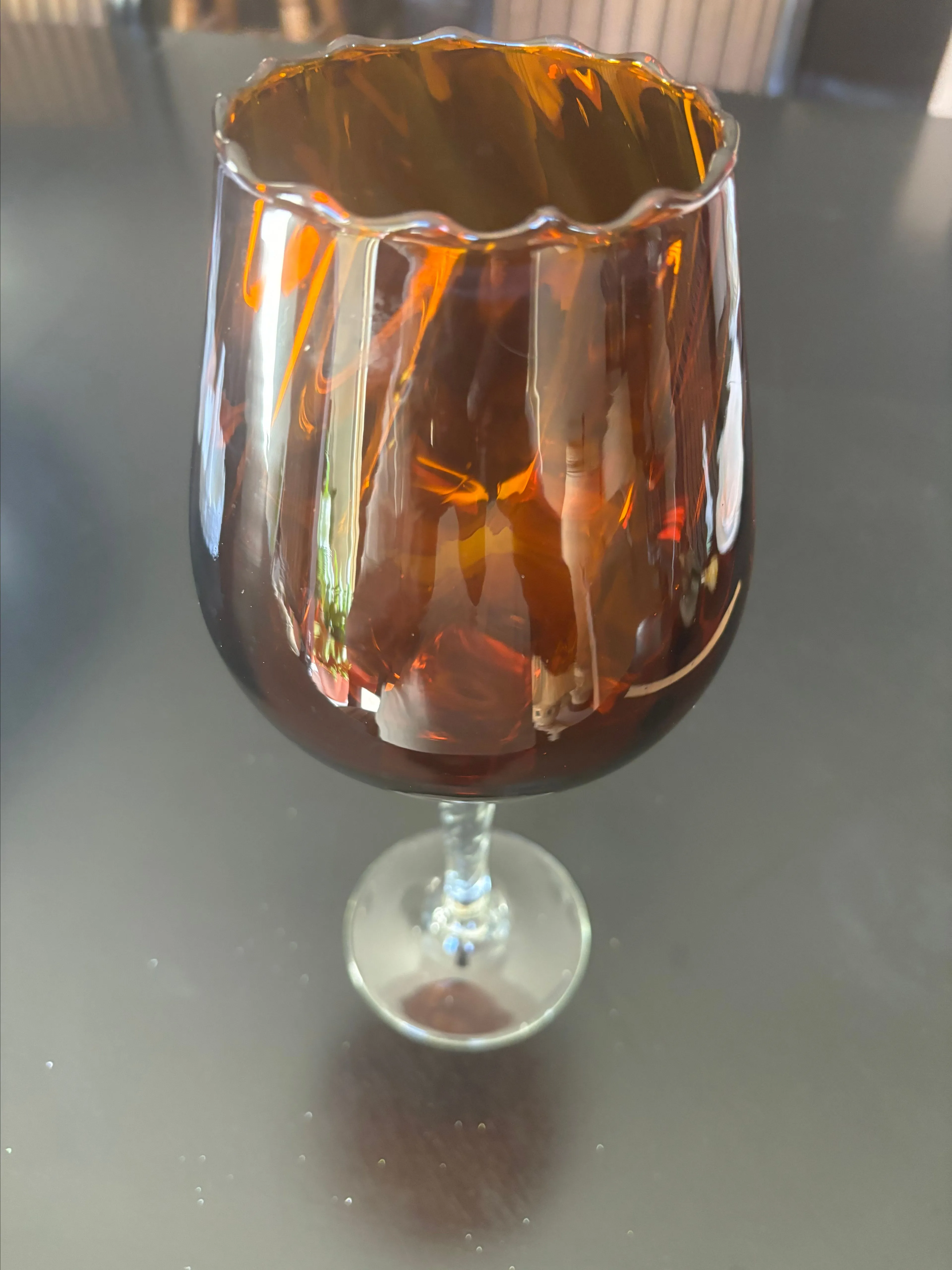 Product image for Brown wine goblet