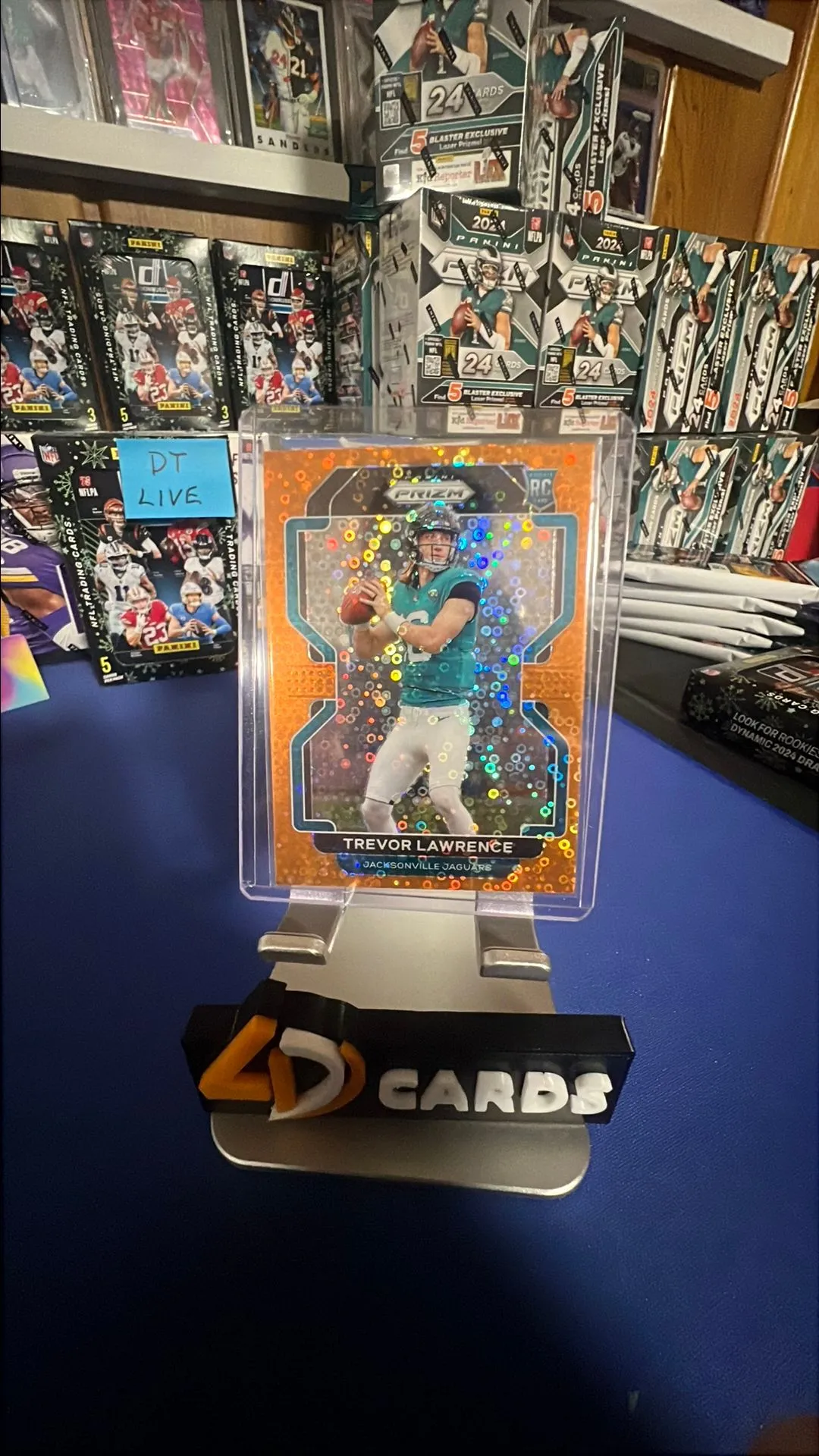 Product image for 2021 Prizm Trevor Lawrence Orange Disco