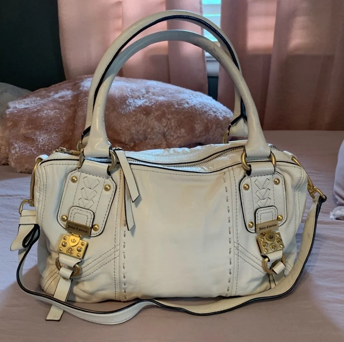 Product image for Original 2000's Juicy couture soft cream leather bag
