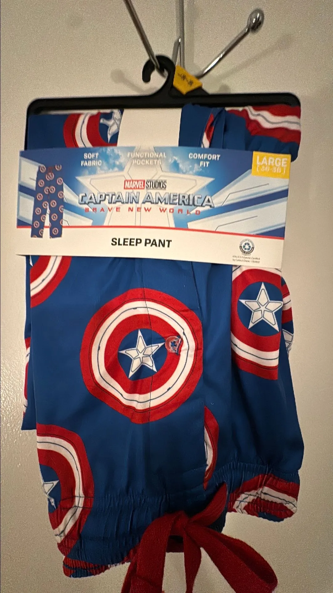 Product image for Captain America Pajamas pants Men's Size Large