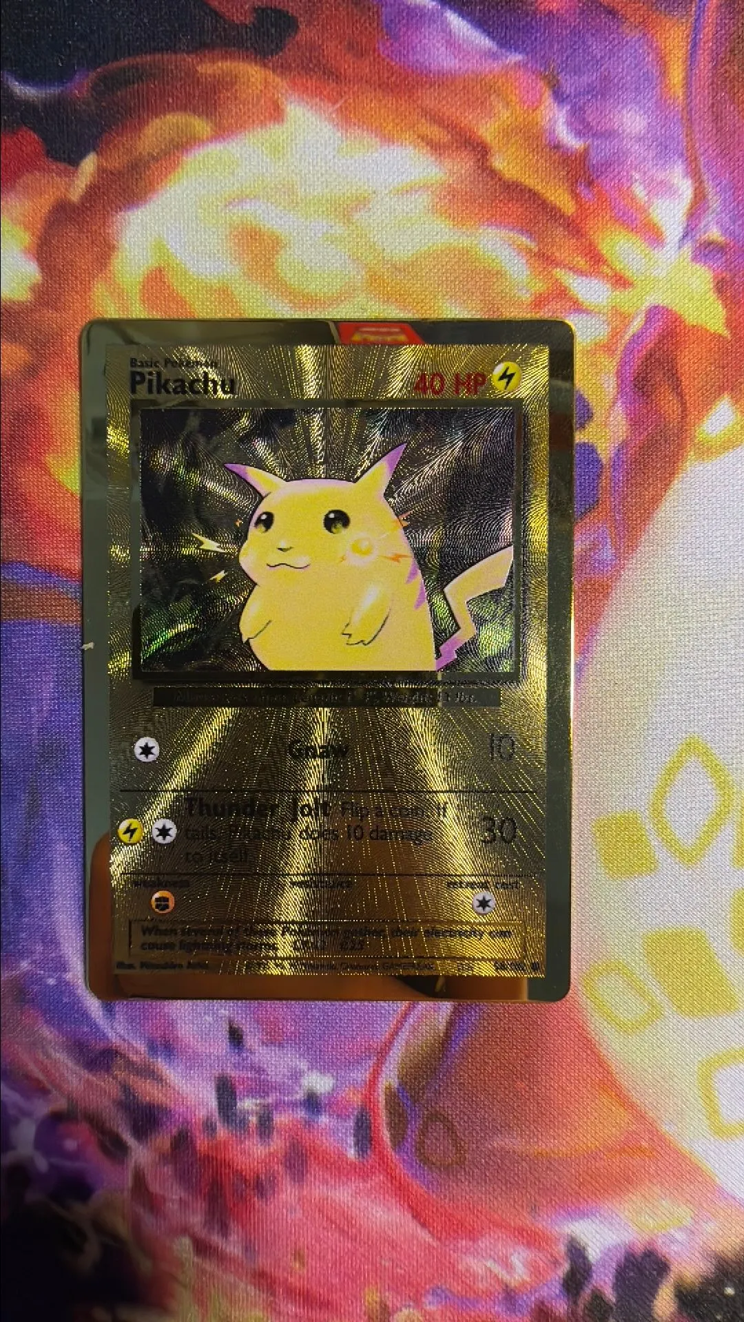 Product image for Gold promo pikachu
