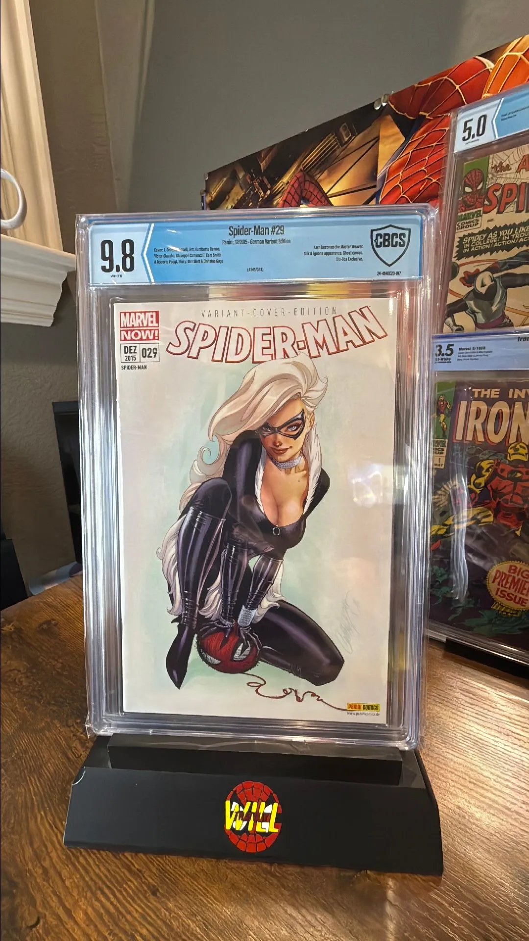 Product image for 9.8 CBCS - Amazing Spider-Man 29 GERMAN J. SCOTT CAMPBELL