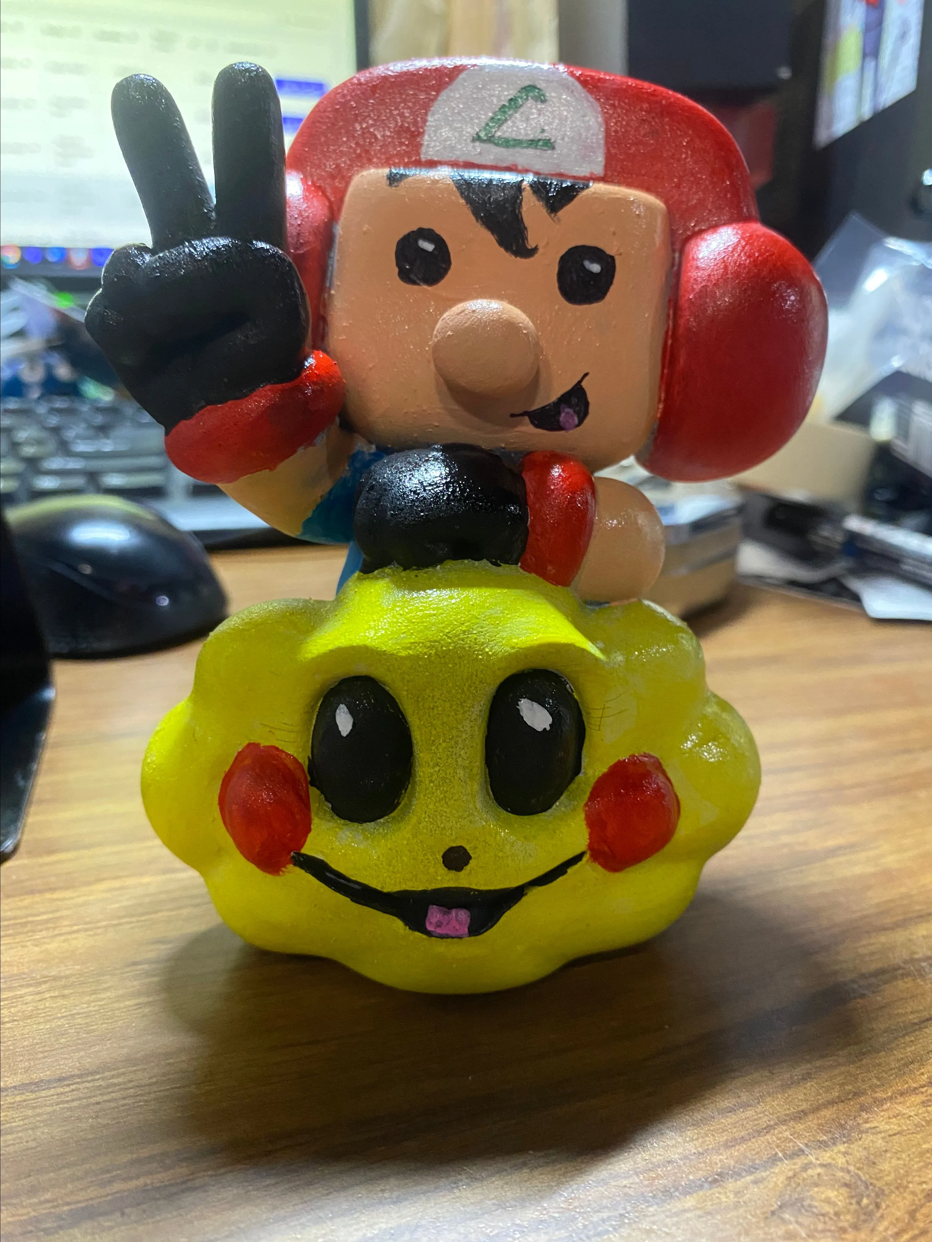 Product image for Cloody x LostnCreative Ash & Pokémon painted by BigDogDave