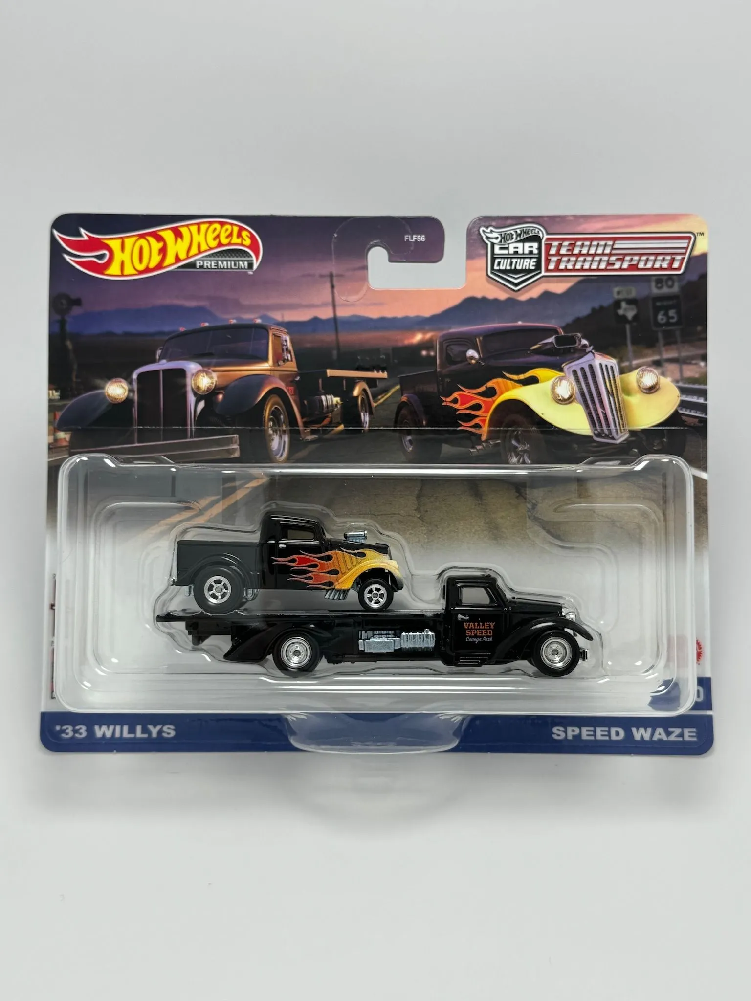 Product image for 2024 Hot Wheels Premium Team Transport ‘33 Willys & Speed Waze