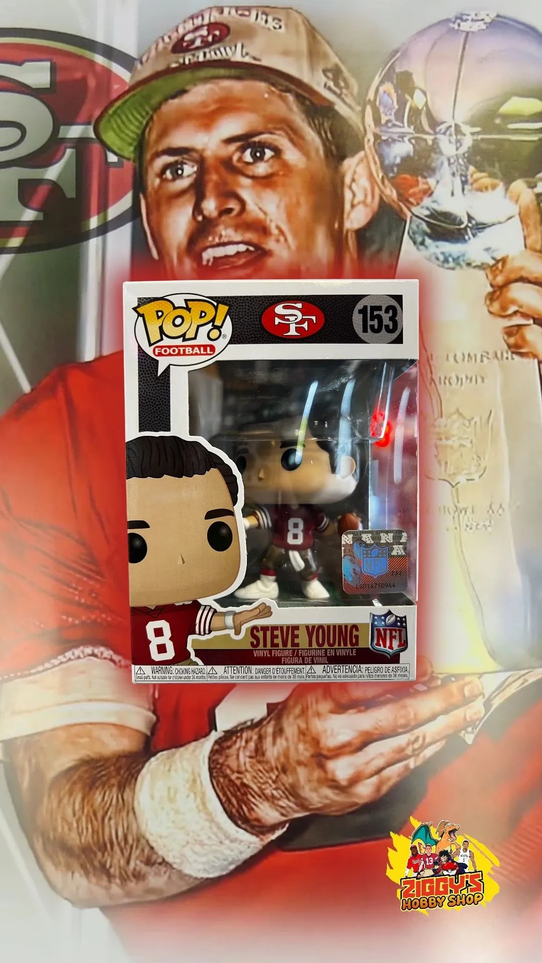 Product image for Steve Young Funko Pop