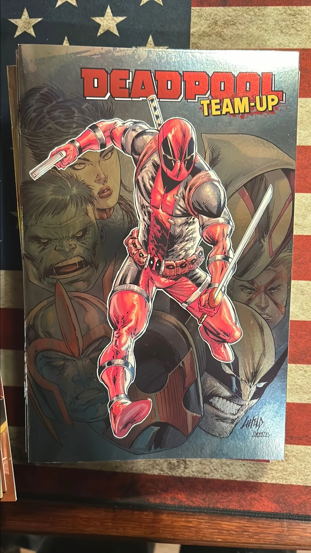 Product image for Deadpool Team-Up 1 Liefield Foil 2024