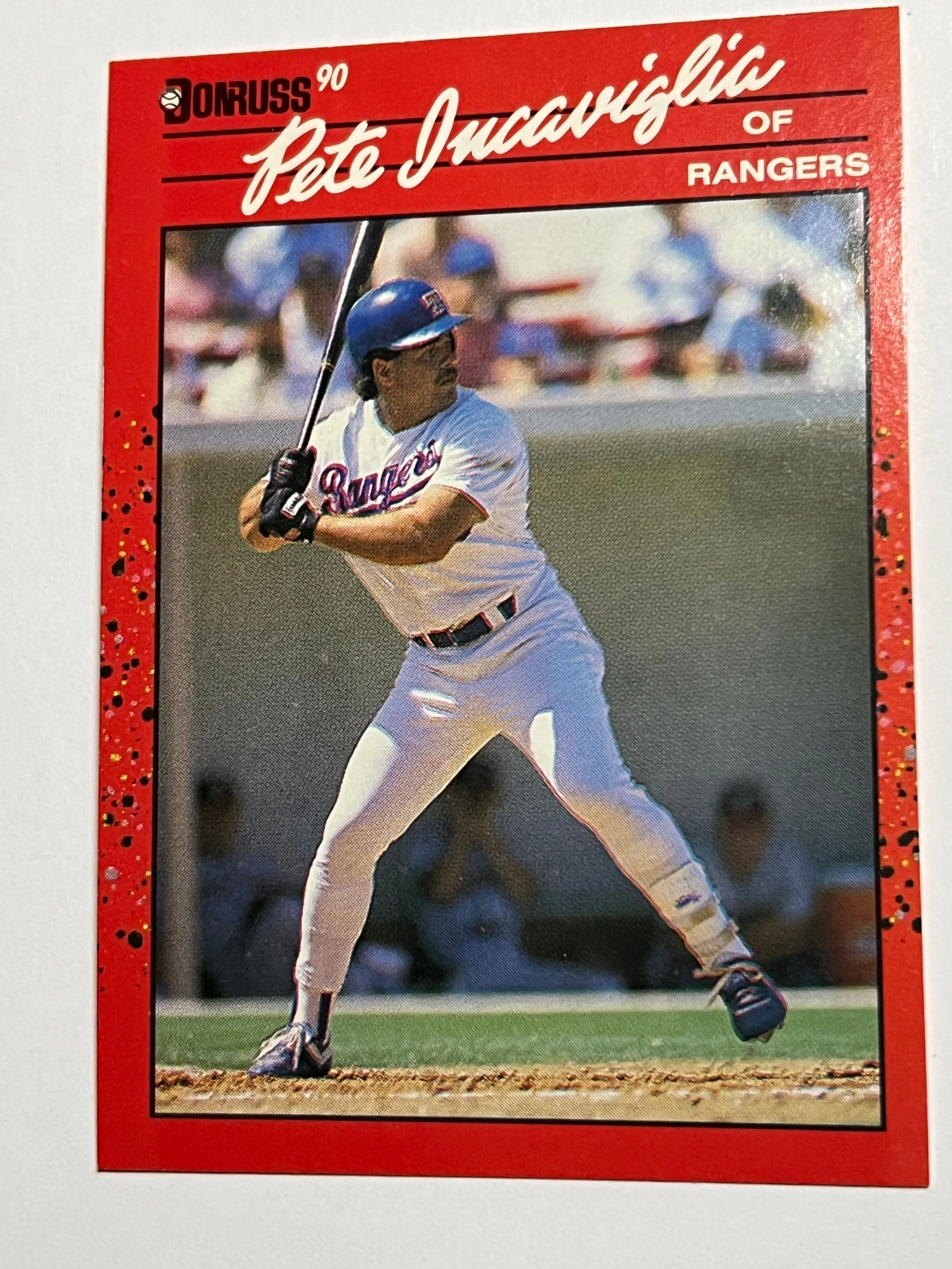 Product image for #17 1990 Donruss 48 Pete Incaviglia Texas Rangers