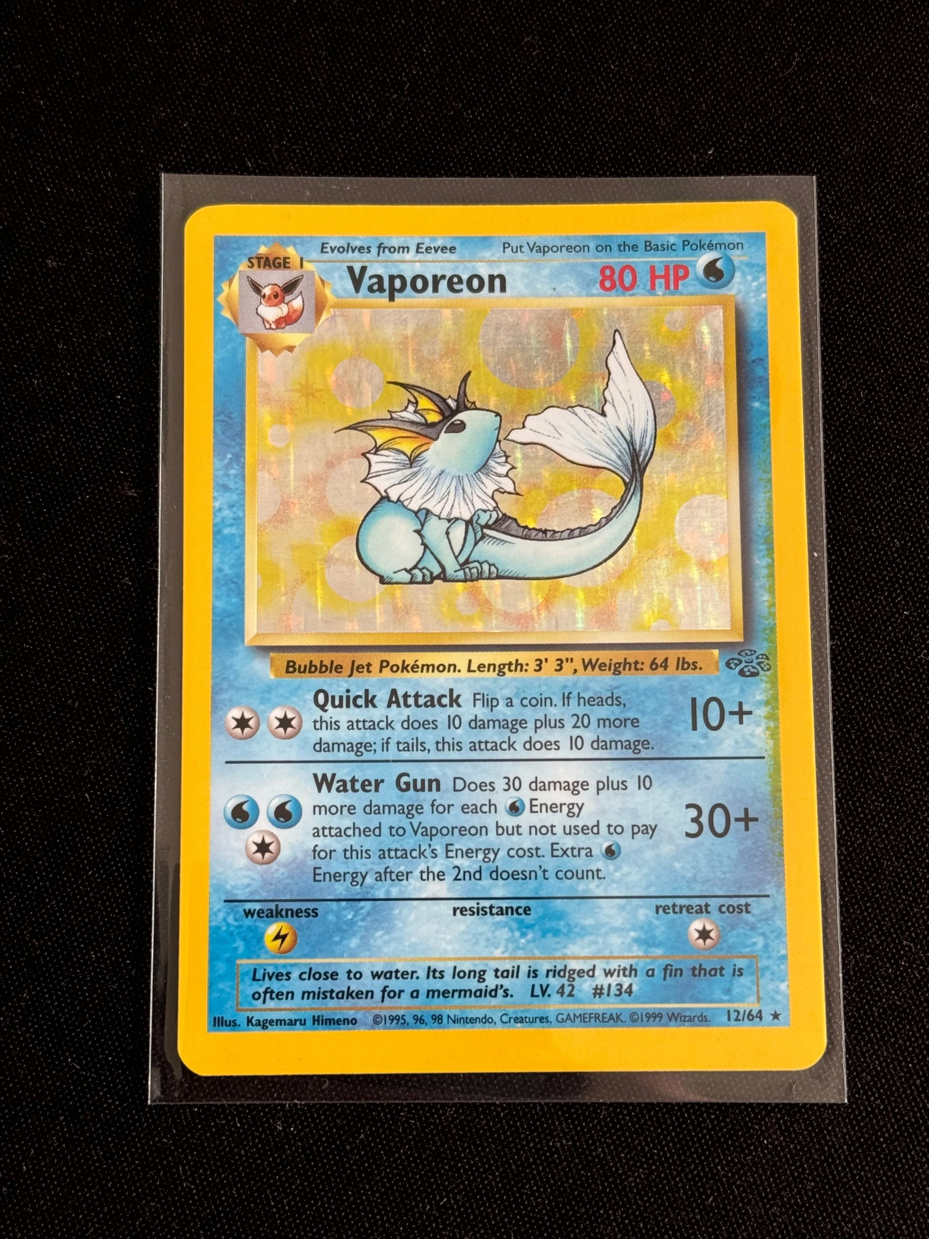 Product image for GREEN INK ERROR - JUNGLE VAPOREON HOLO