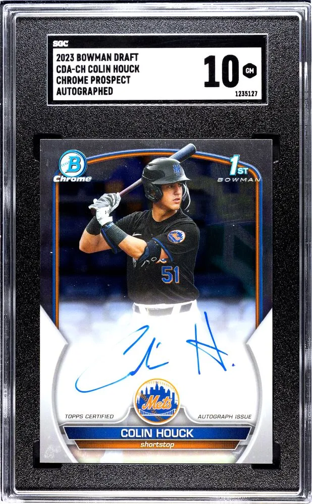 Product image for 2023 Bowman Chrome Draft Colin Houck auto