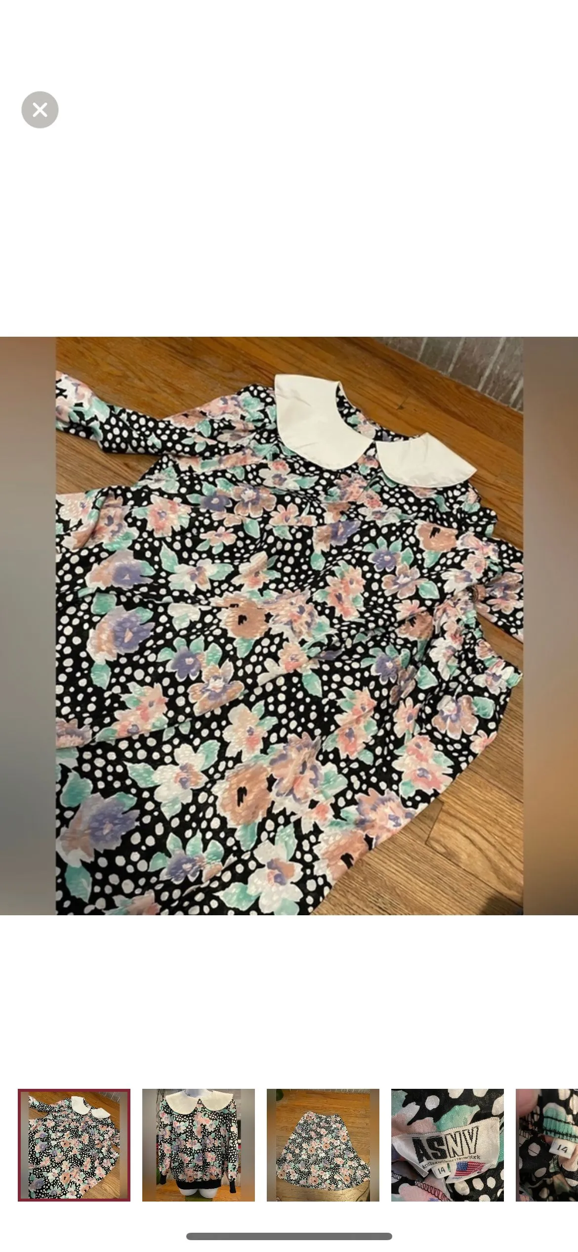 Product image for Womens size 14 vintage dress skirt 70’s 80’s floral 910