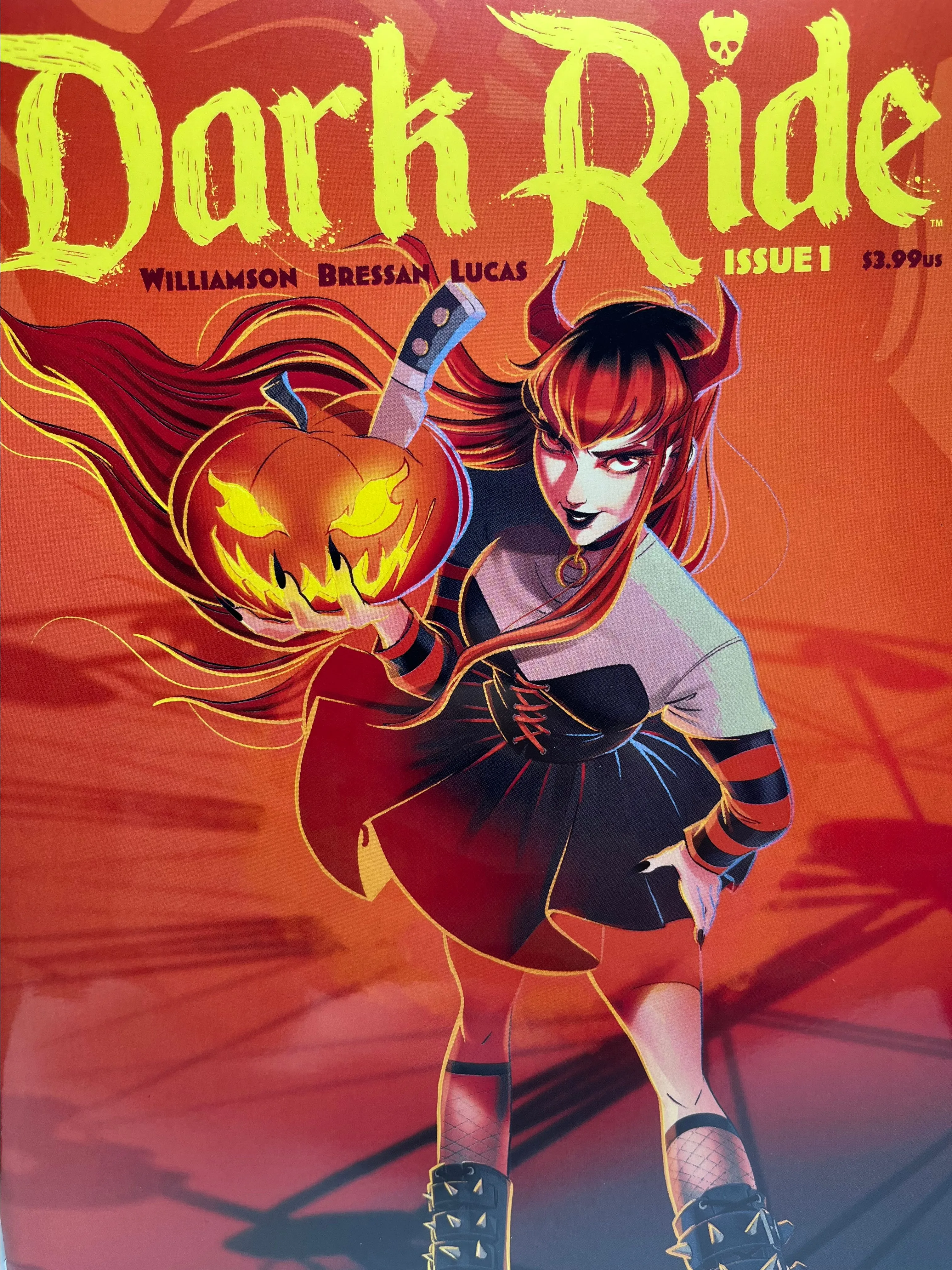 Product image for 2022 Dark Ride #1 Sweeney Boo Variant, Written by Joshua Williamson, Art by Andrei Bressan, Image Comics