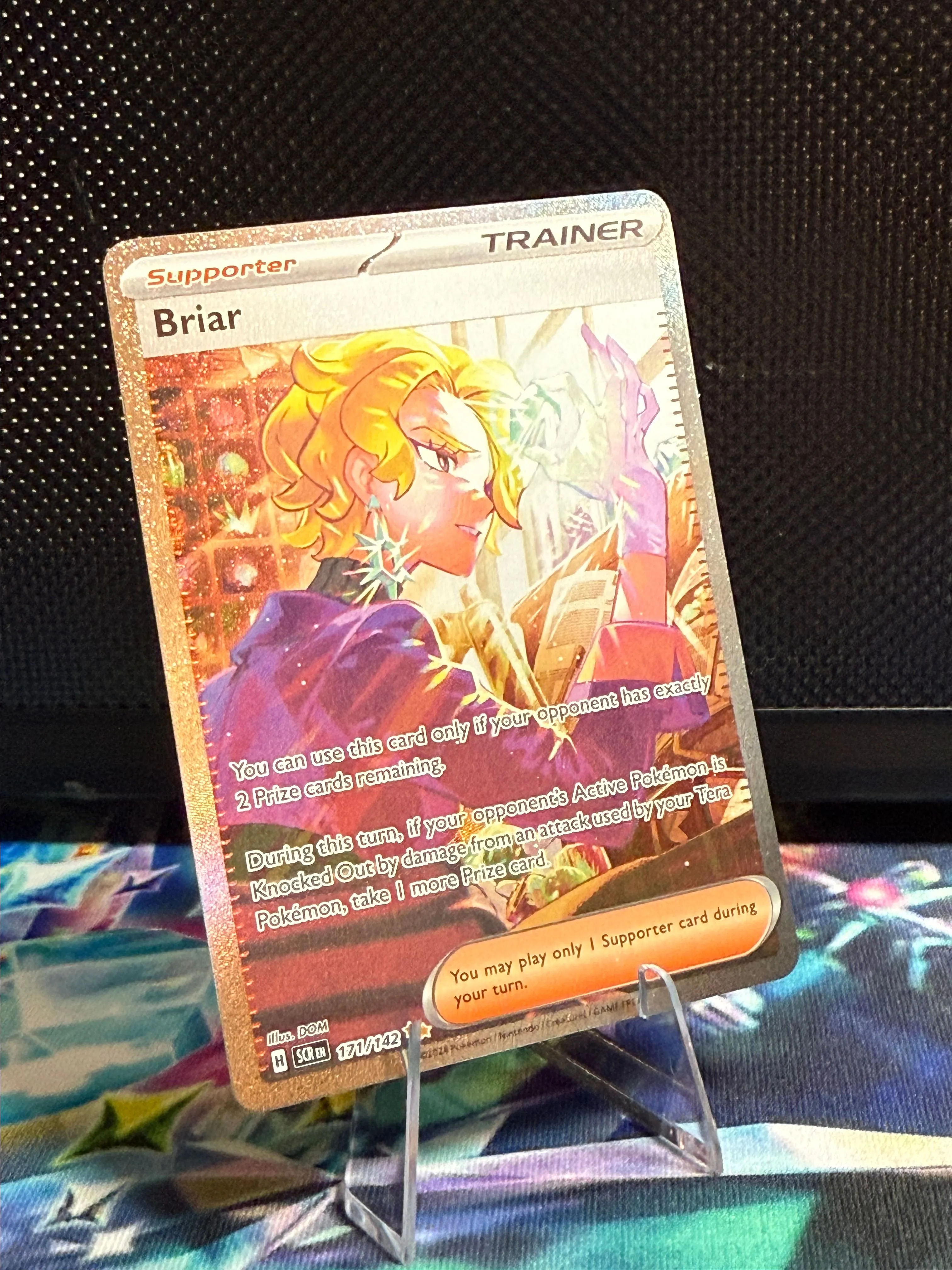 Briar Illustration Card 171/142 Sv07: Stellar Crown Holo w Extra Card   Whatnot: Shop, Sell, Connect