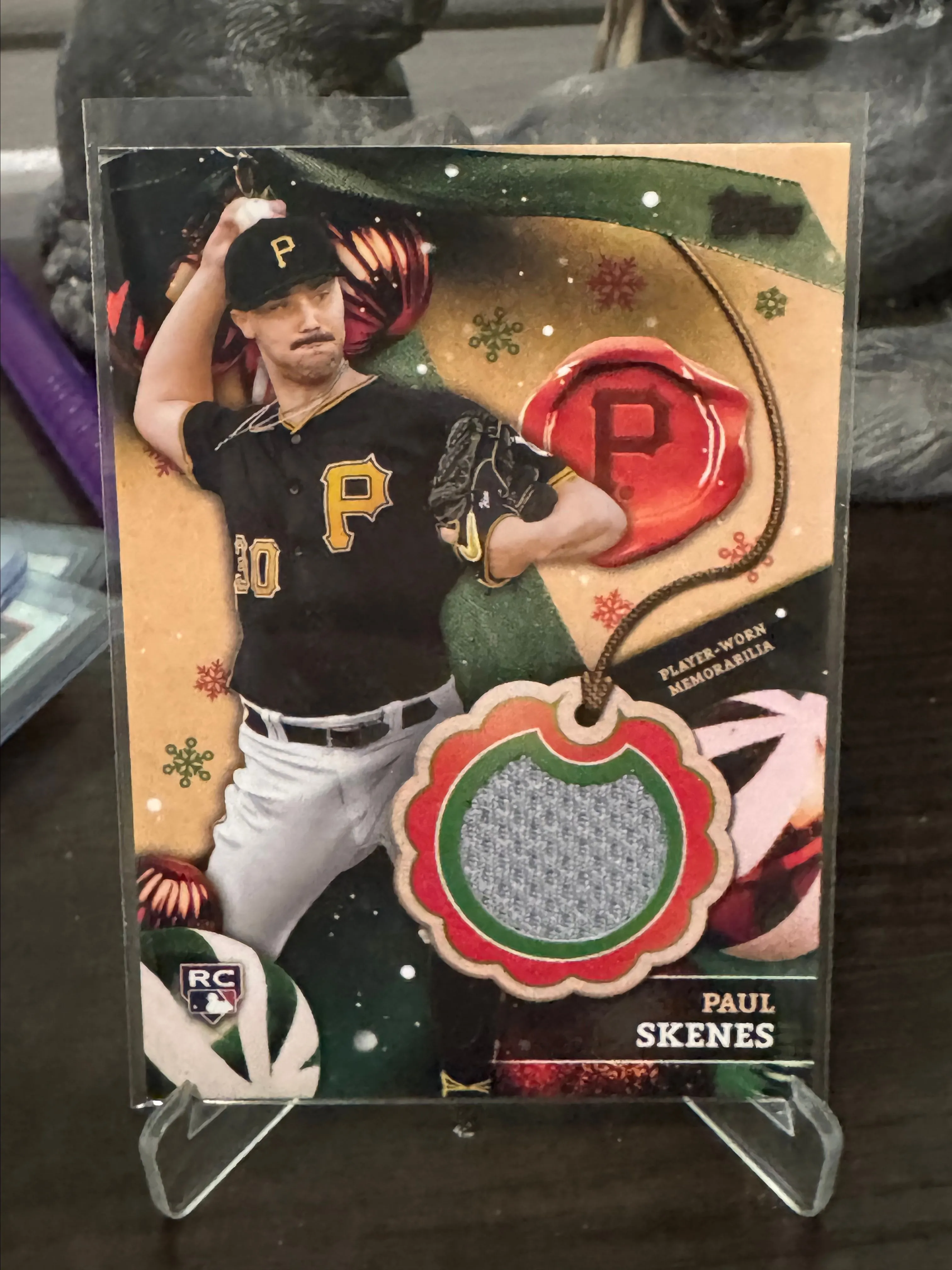 Product image for Topps Holiday - Relics #RC-PS Paul Skenes (MEM, RC)