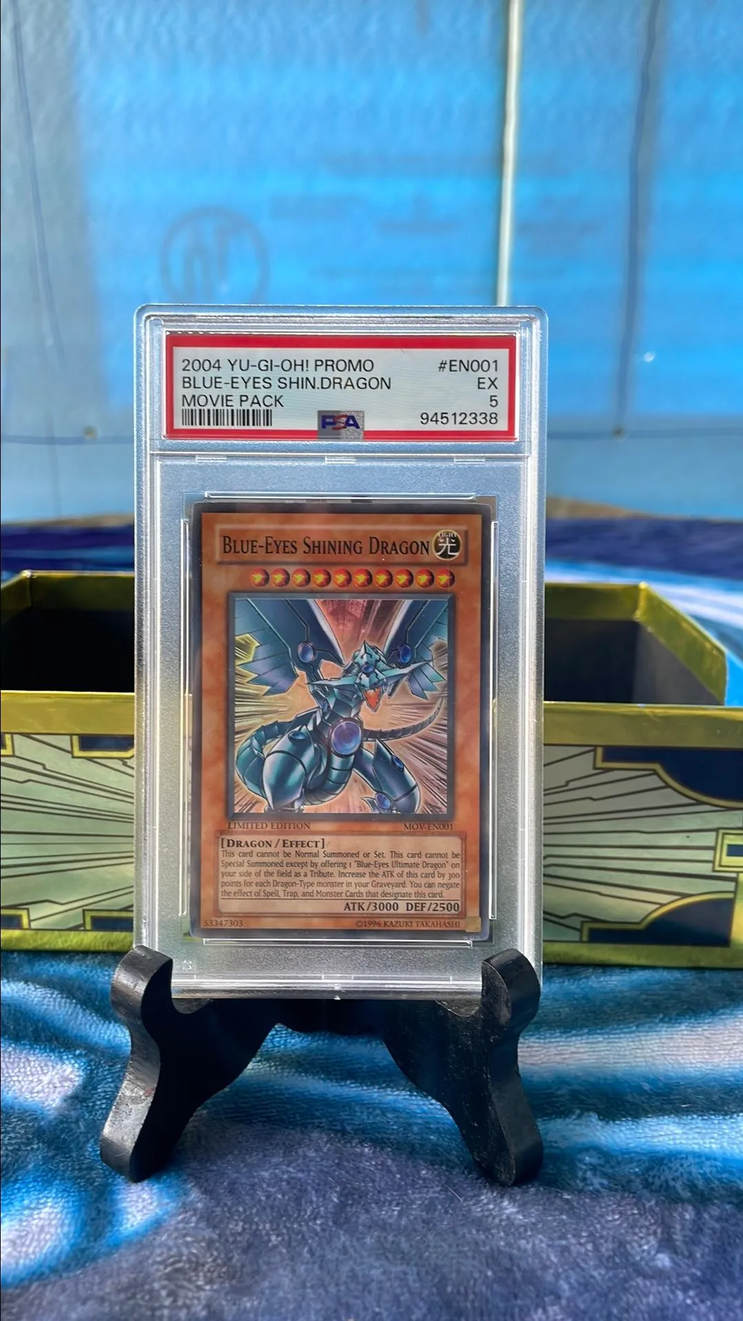 Product image for 2004 Blue Eyes Shining Dragon Movie Promo PSA 5