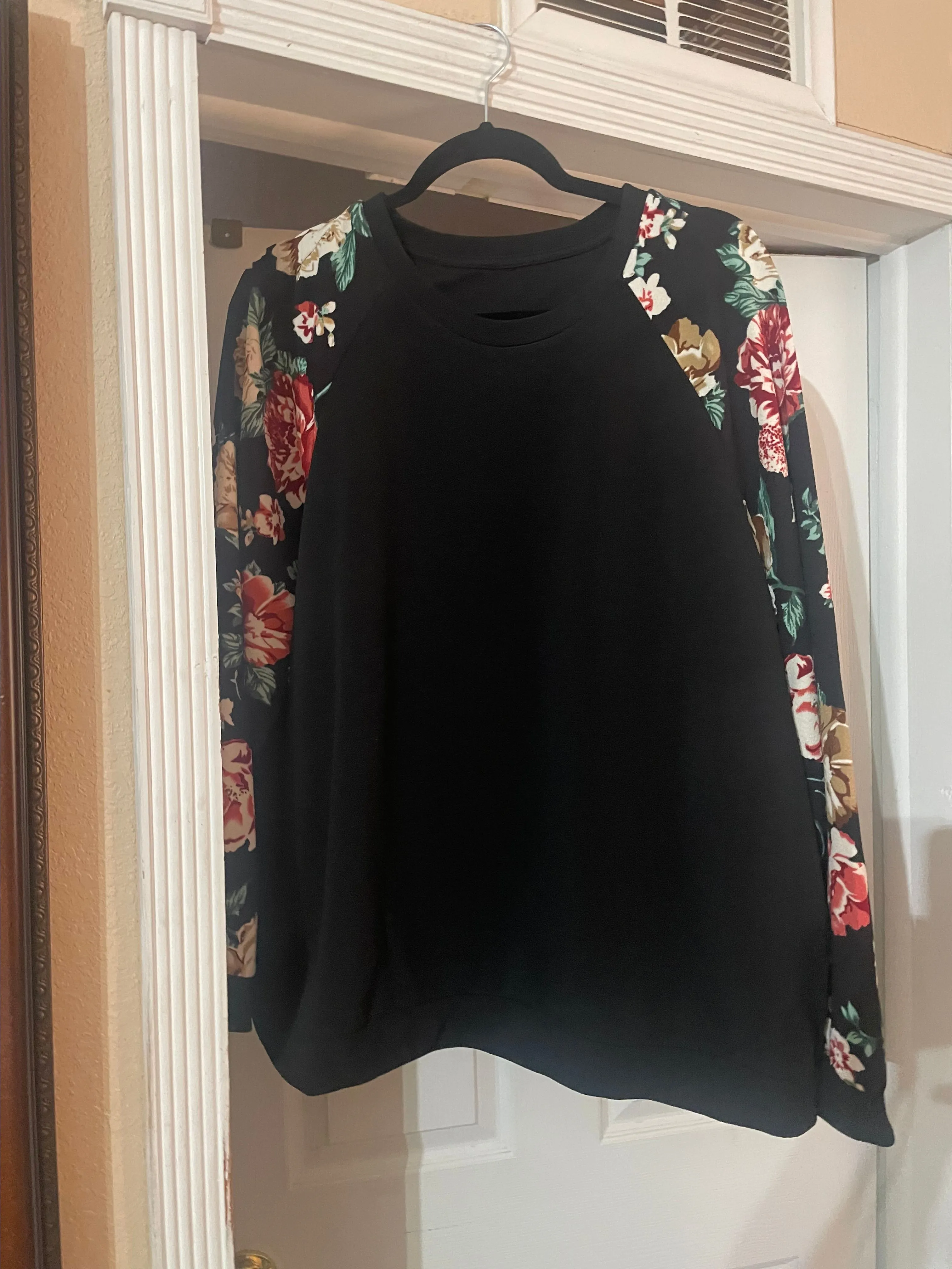 Product image for New Boutique colorblock  crewneck long sleeve sweatshirt size 3/4X