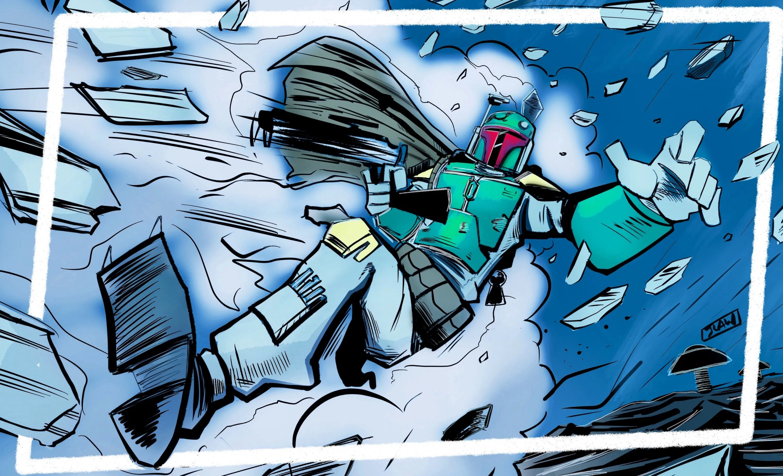 Product image for Boba Fett Print 1