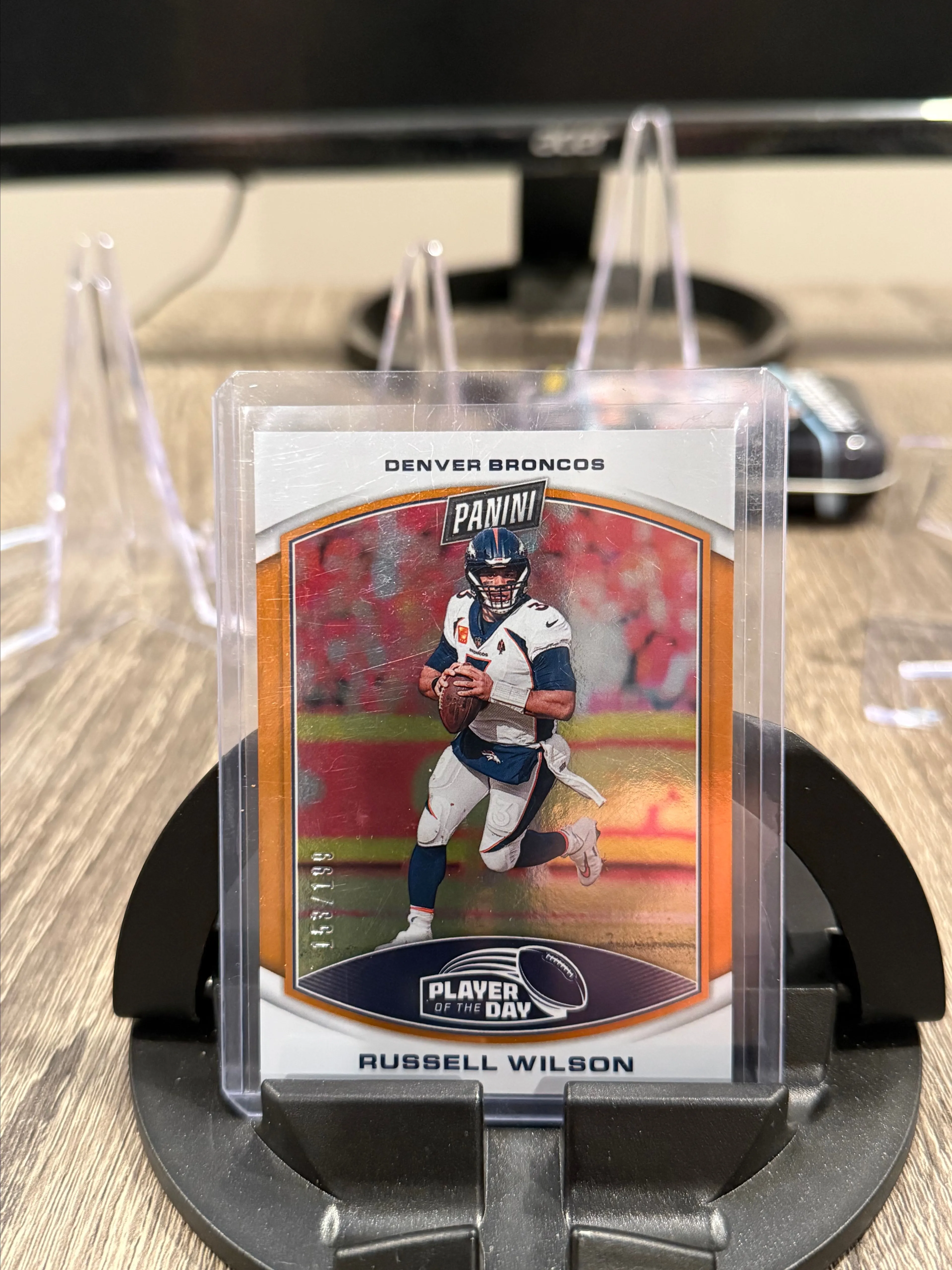 Product image for Russell Wilson Panini Player of The Day /199