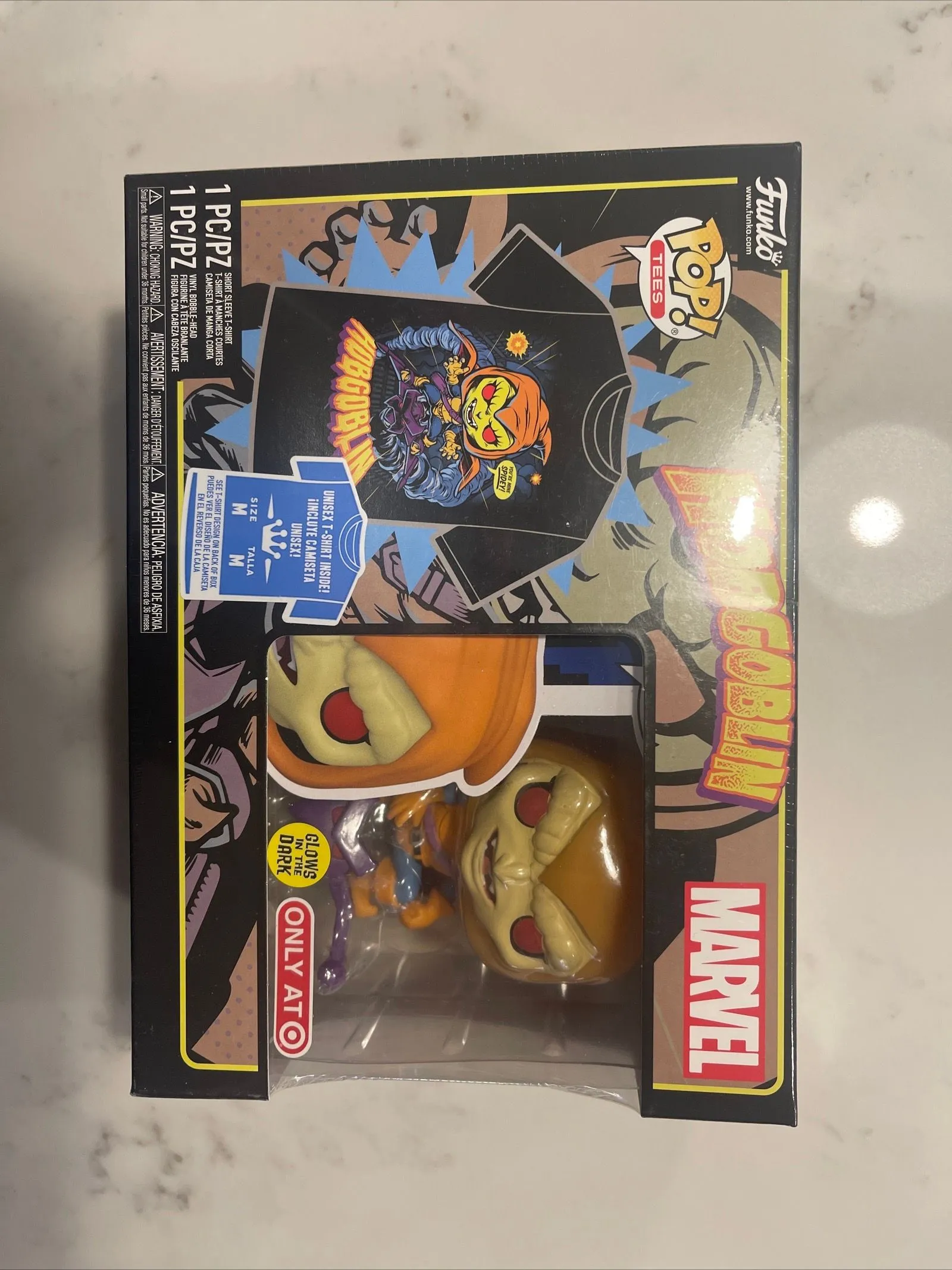 Product image for Funko Hobgoblin glow in the dark and t shirt M
