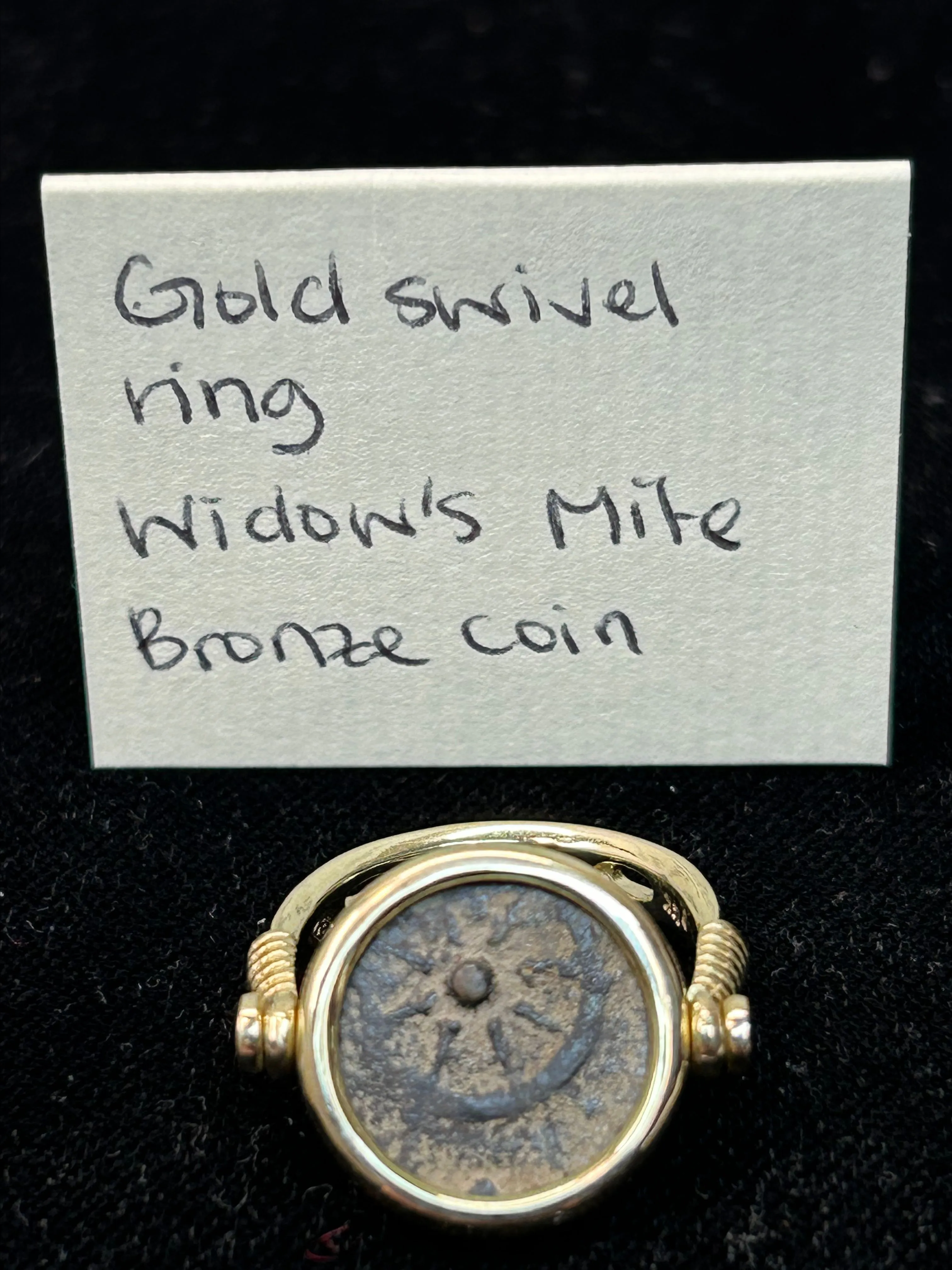Product image for Widow's Mite Swivel Ring 14 k (6.7 gram)