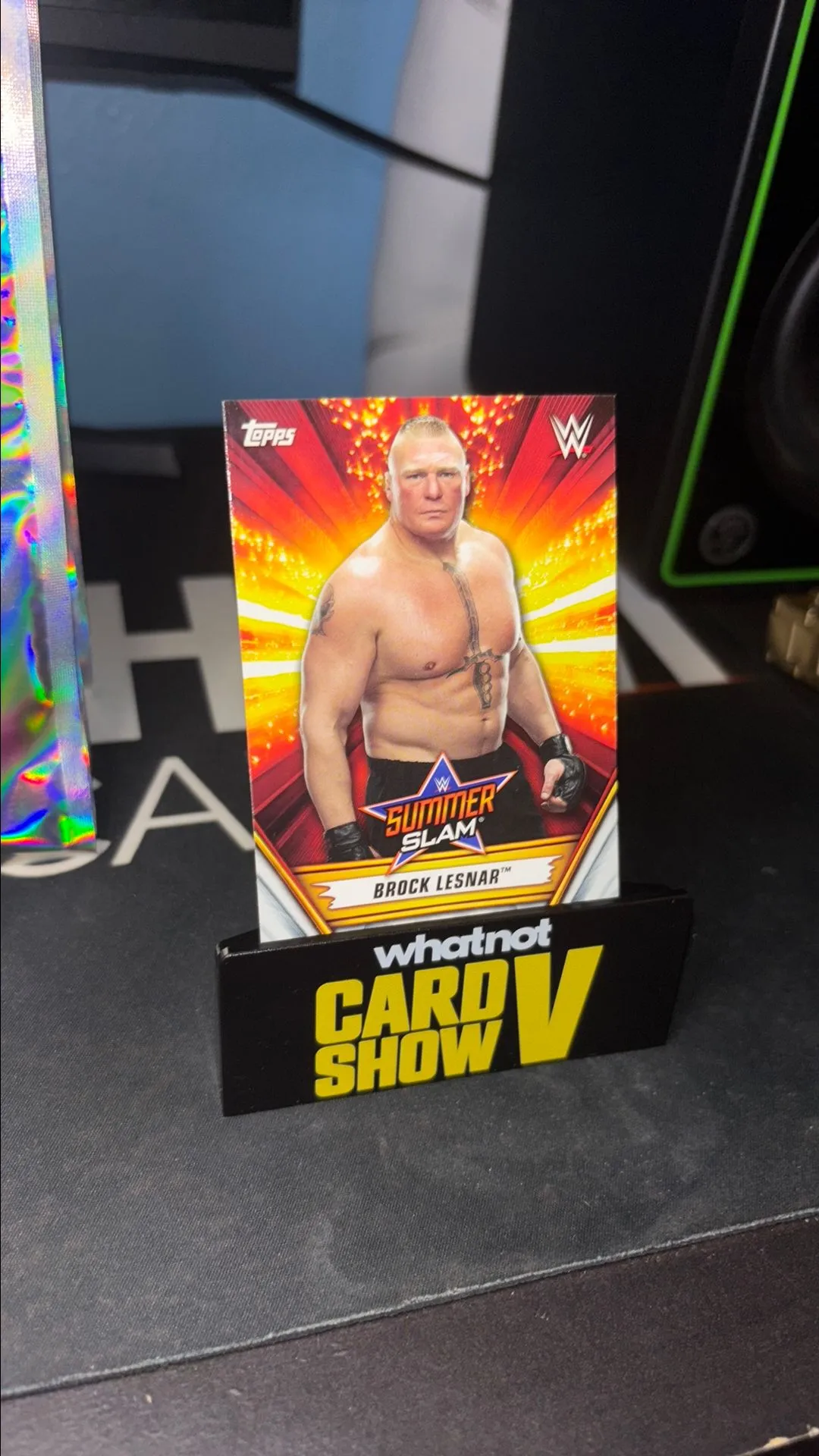 Product image for 2019 Topps WWE Summer Slam #6 Brock Lesnar Mint