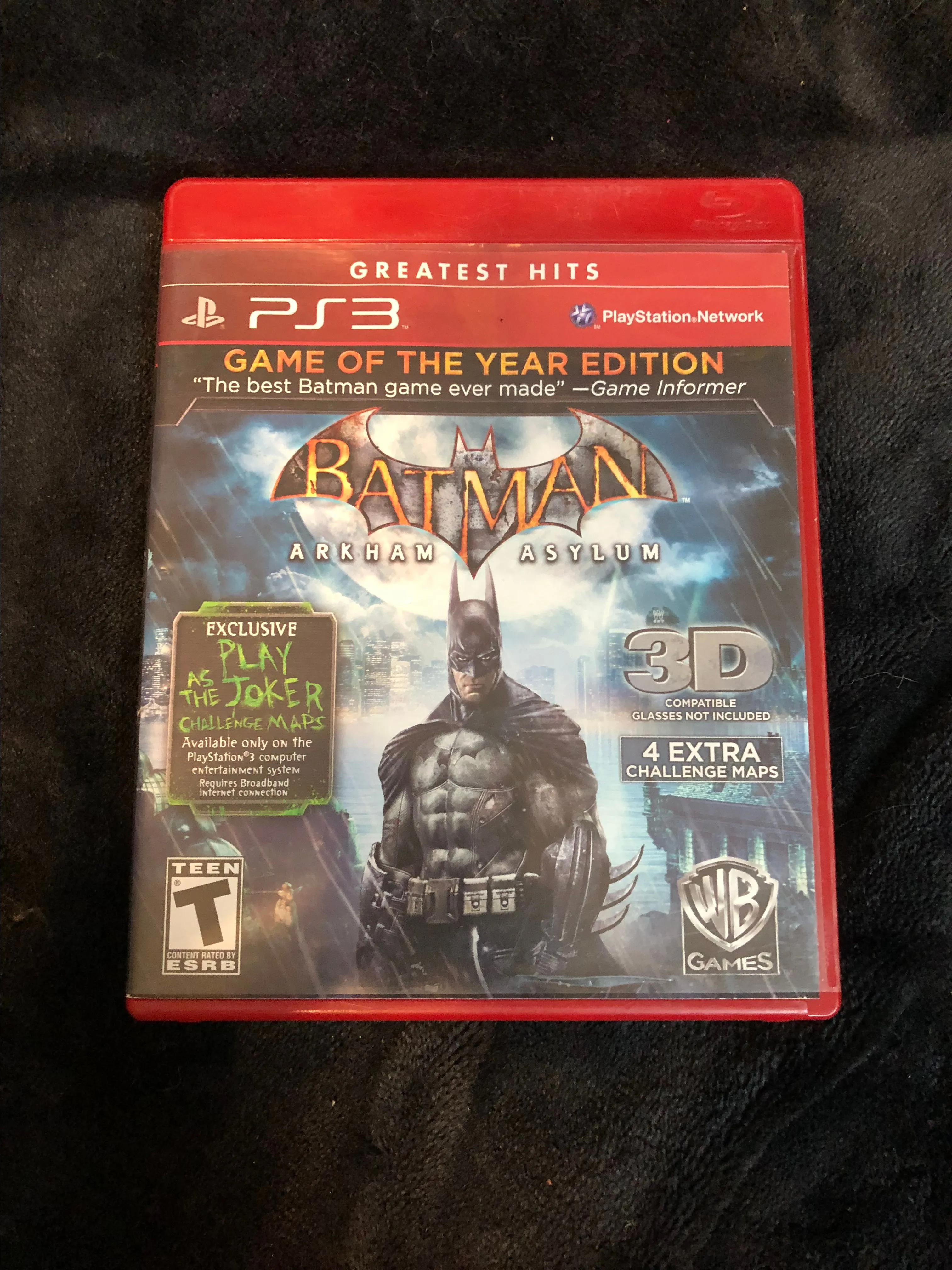 Product image for PS3 Greatest Hits Batman Arkham Asylum [Game of The Year]