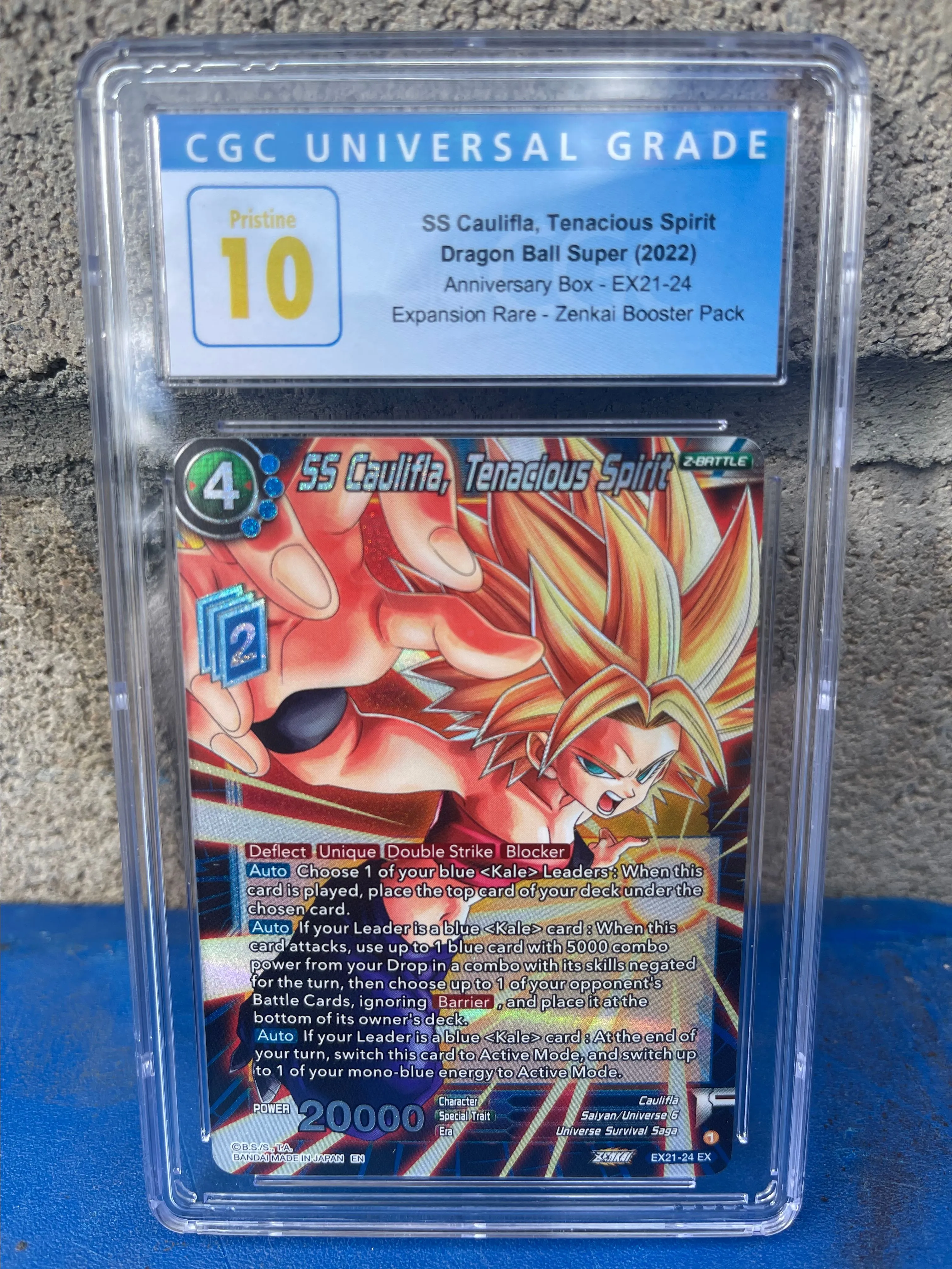 Product image for SS Caulifla, Tenacious Spirit CGC Pristine 10