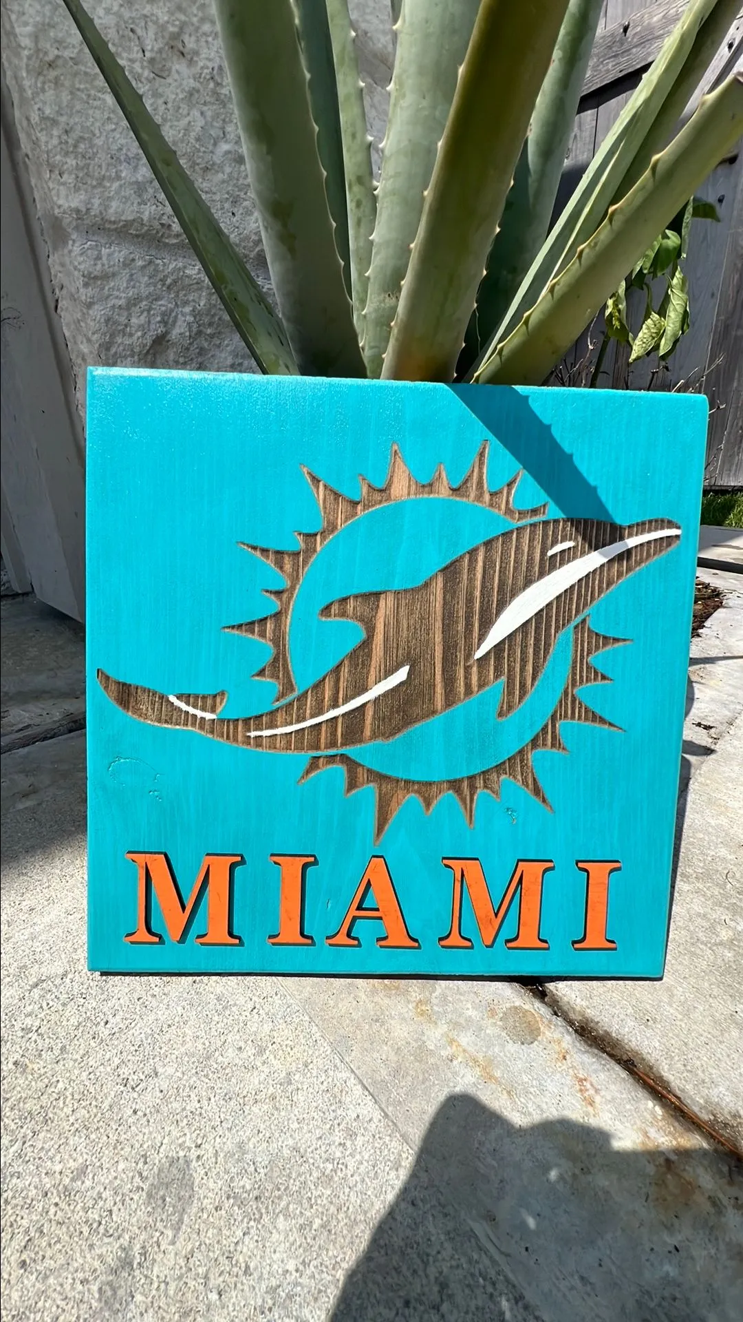 Product image for Miami Dolphins Sport Plaque