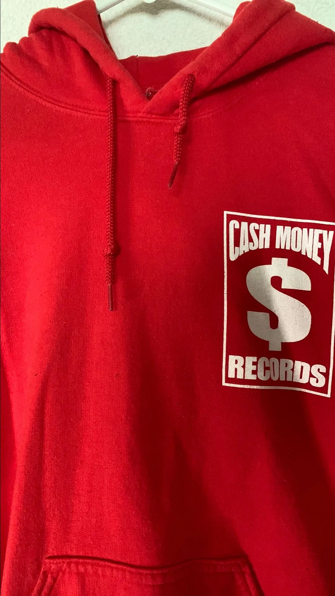 Product image for Vintage Cash Money Records Hip Hop Gangsta Music Records Hoodie Promo