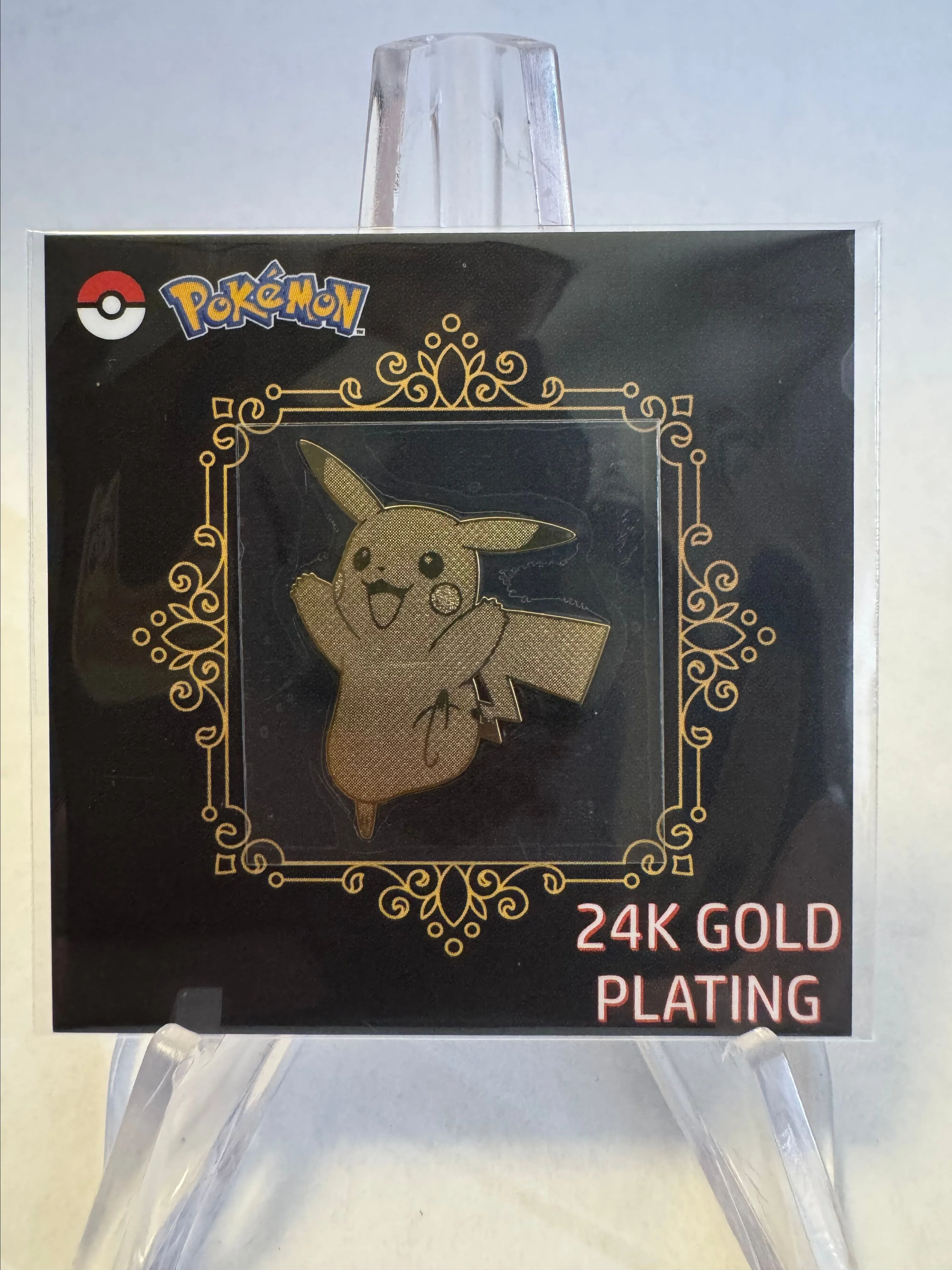 pokemon gold pikachu card Pokémon TCG Chinese Sword & Shield CS4.1C-019 UR Black Gold Pikachu VMAX  Card – BenBenModels