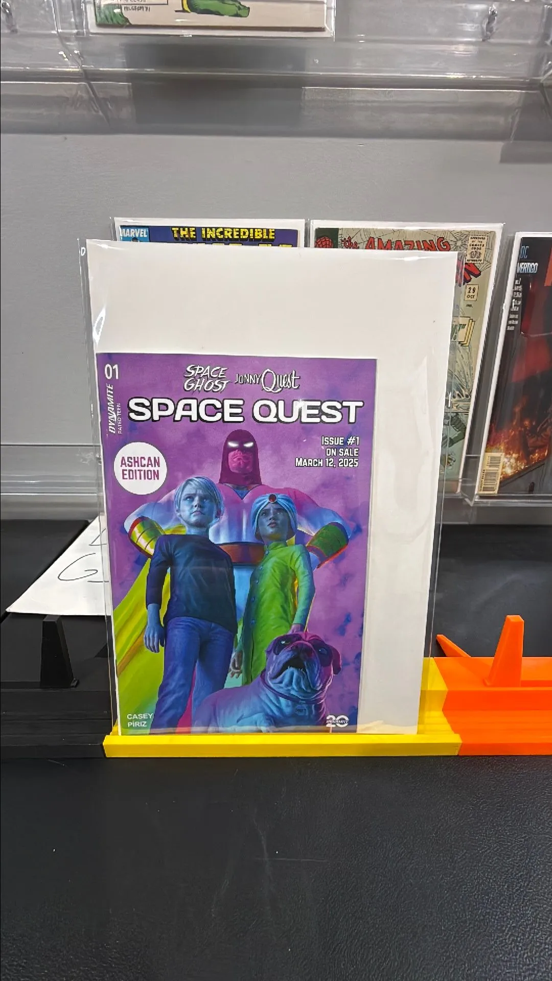 Product image for SPACE GHOST/ JONNY QUEST: SPACE QUEST #1 ASHCAN (CVR BY MARK SPEARS)