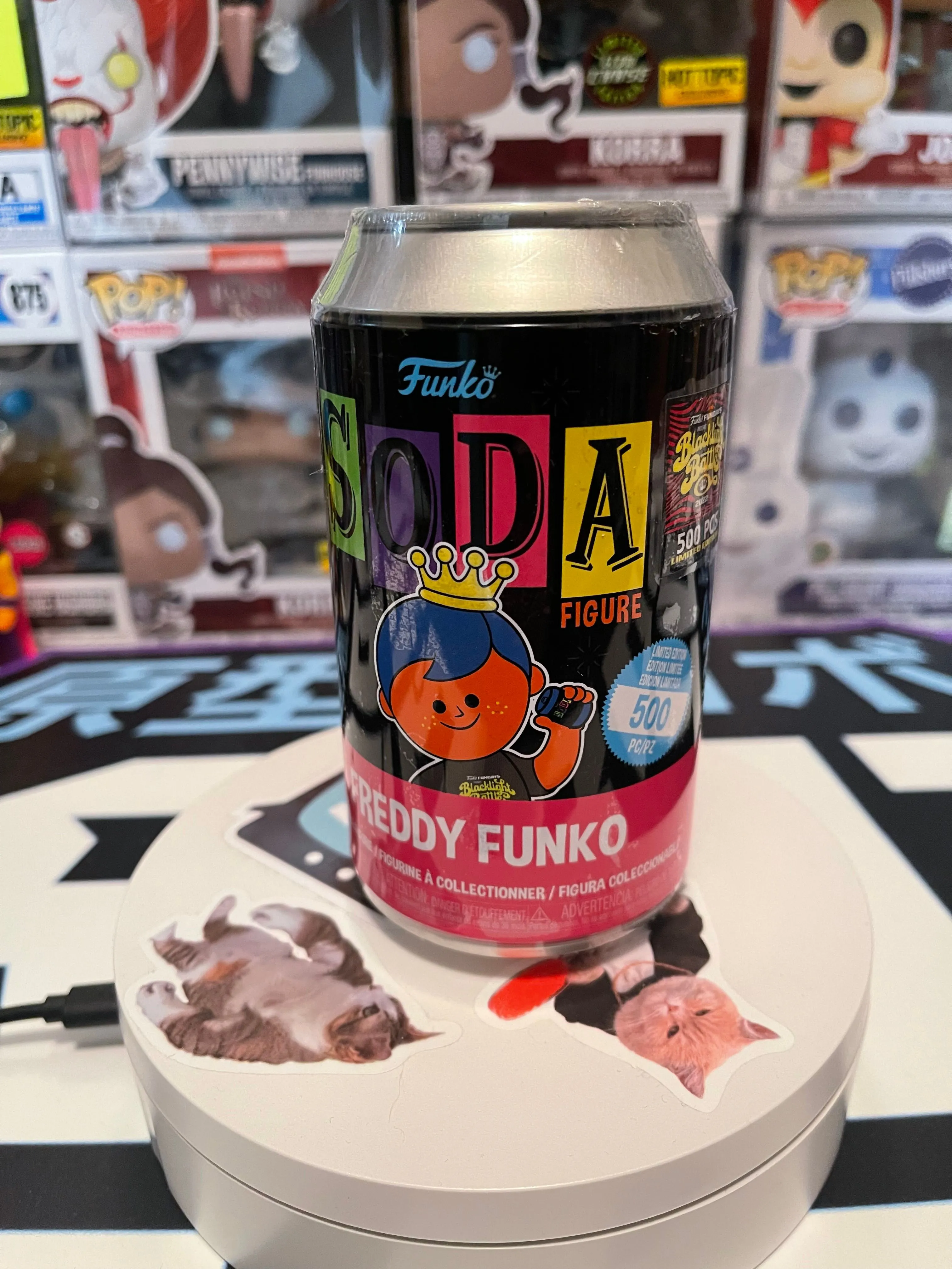Product image for Fundays Freddy Funko Blacklight soda L.E. 500